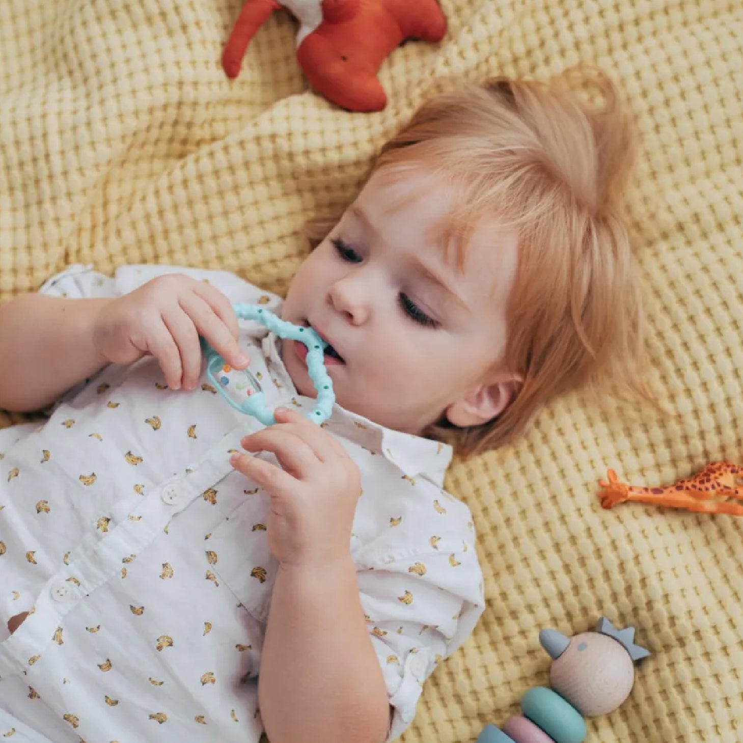 Curaprox Baby Anel Mordedor Turquesa (0-24M)