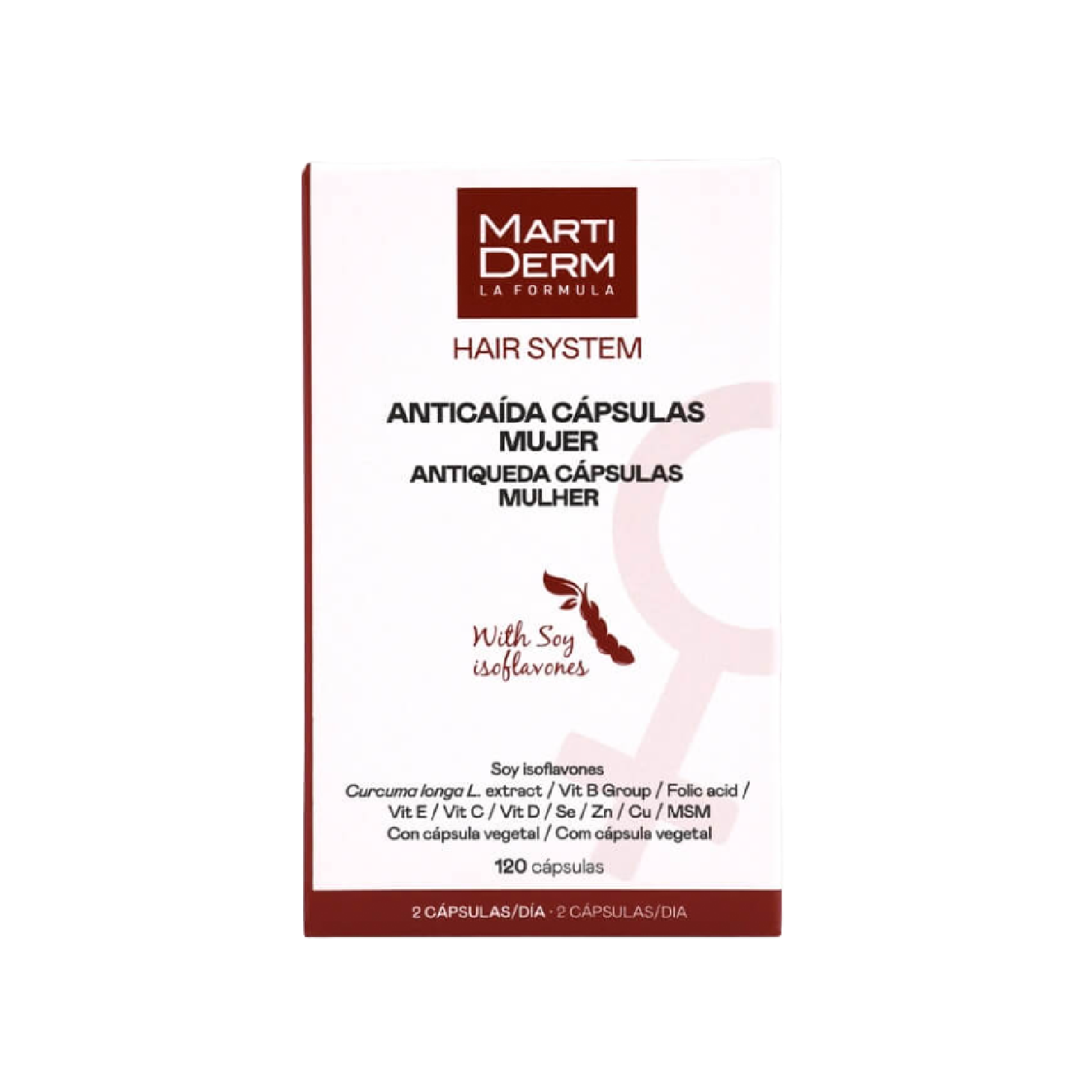 Martiderm Hair System Antiqueda Mulher 120 Cápsulas