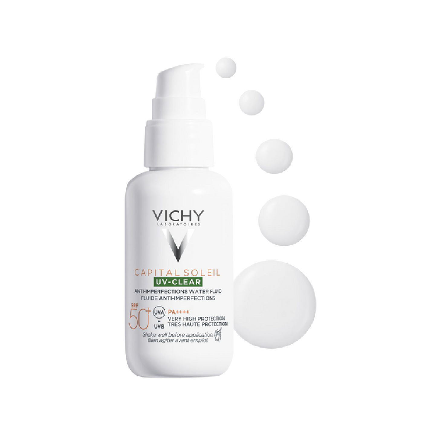 Vichy Capital Soleil UV-Clear Fluido Anti-imperfeições SPF50+ 40ml