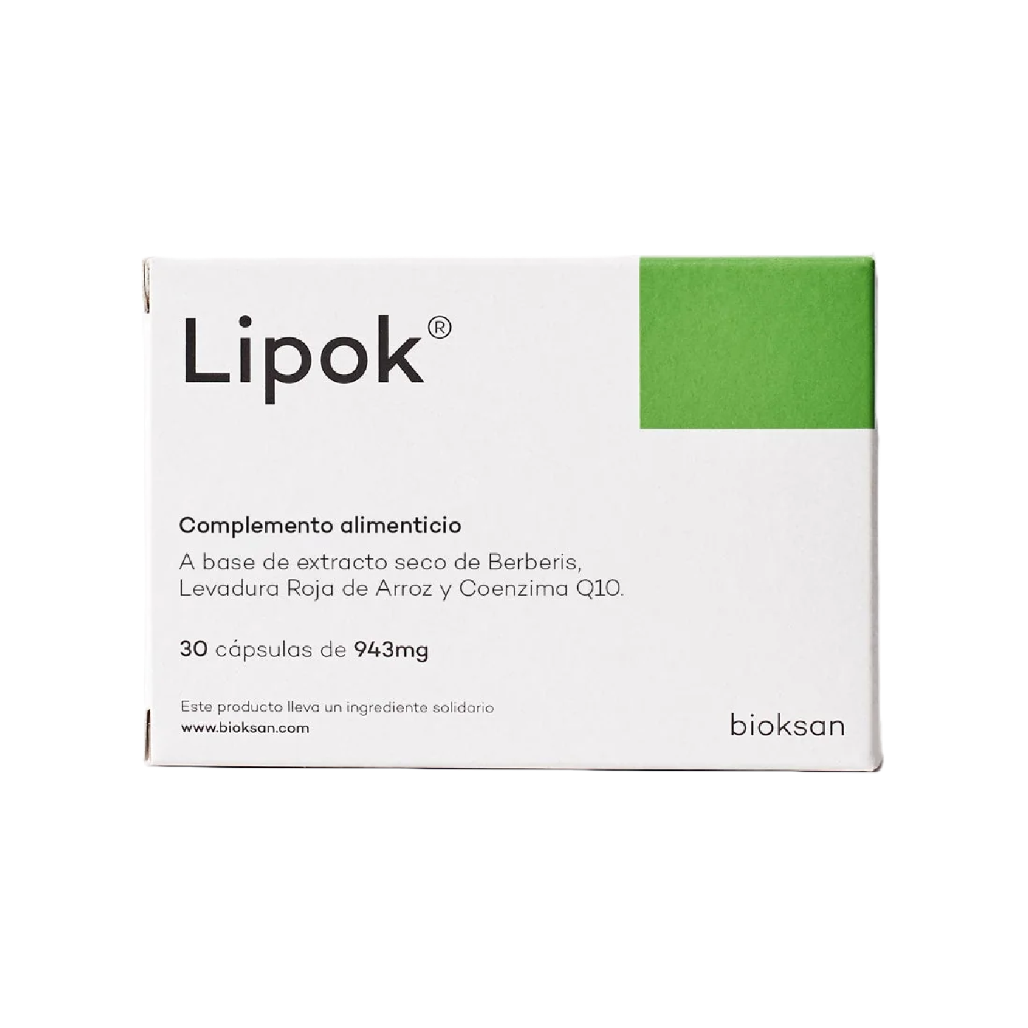 Bioksan Lipok 30 Cápsulas