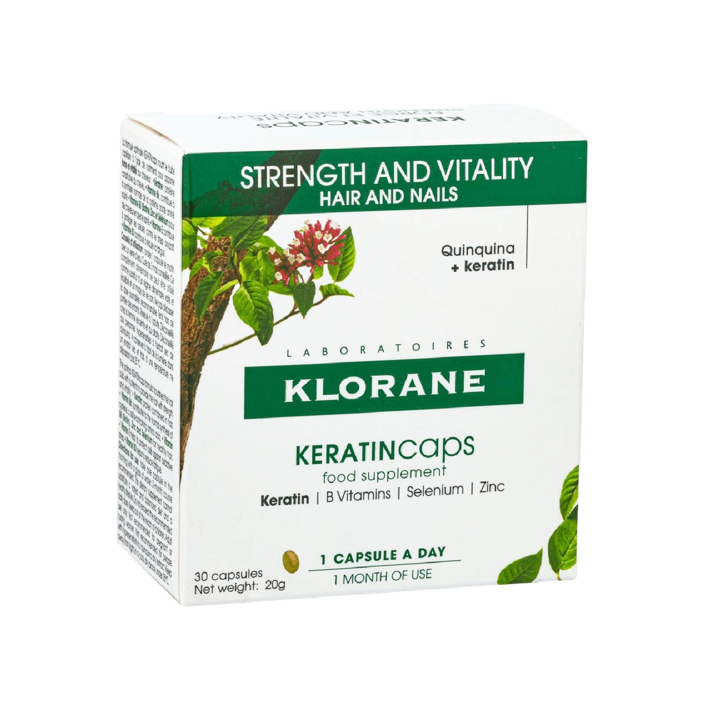 Klorane KeratinCaps 30 Cápsulas