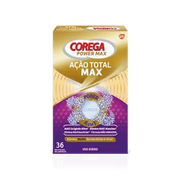 Limpieza de prótesis dentales Corega Total Action 36 comprimidos
