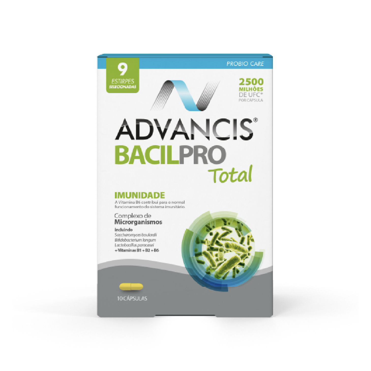 Advancis Bacilpro Total 10 Cápsulas