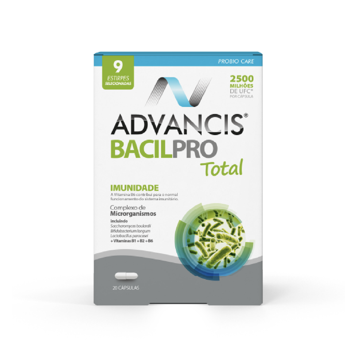 Advancis Bacilpro Total 20 Cápsulas