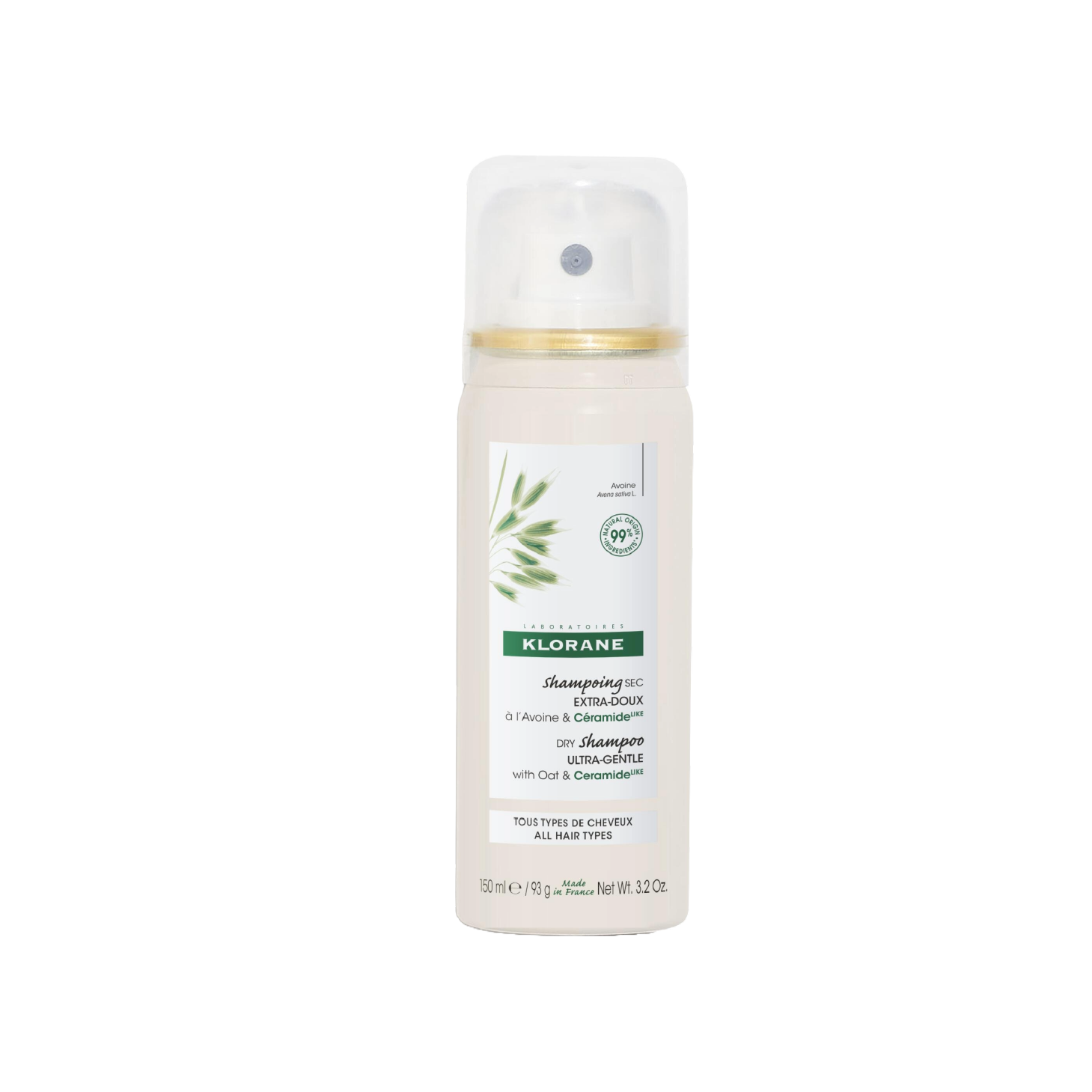 Klorane Aveia e Ceramida Champô Seco 150ml