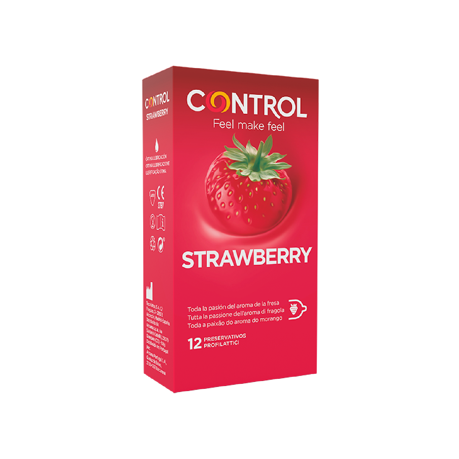 Control Strawberry 12 Preservativos