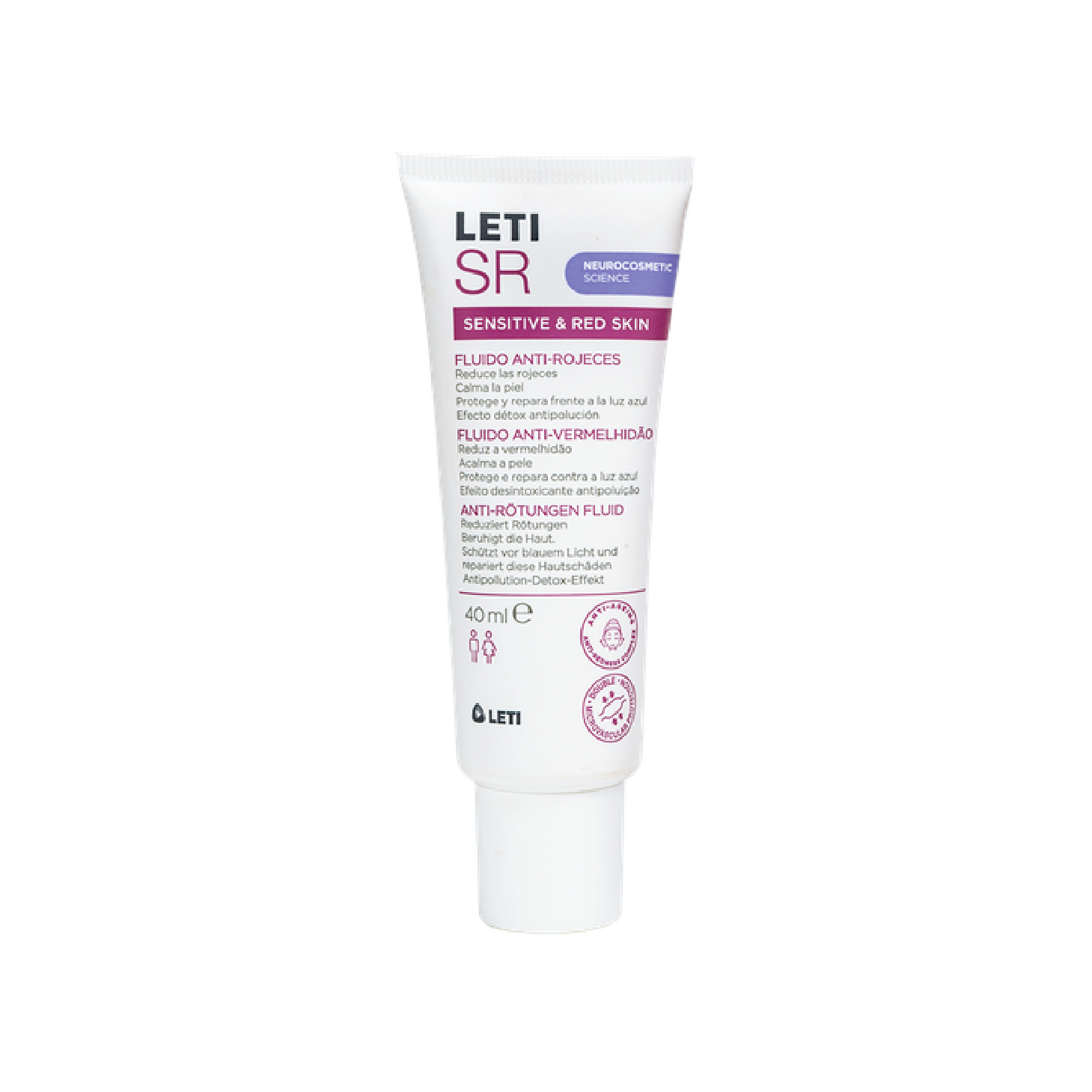 LetiSR Fluido Antivermelhidão 40ml