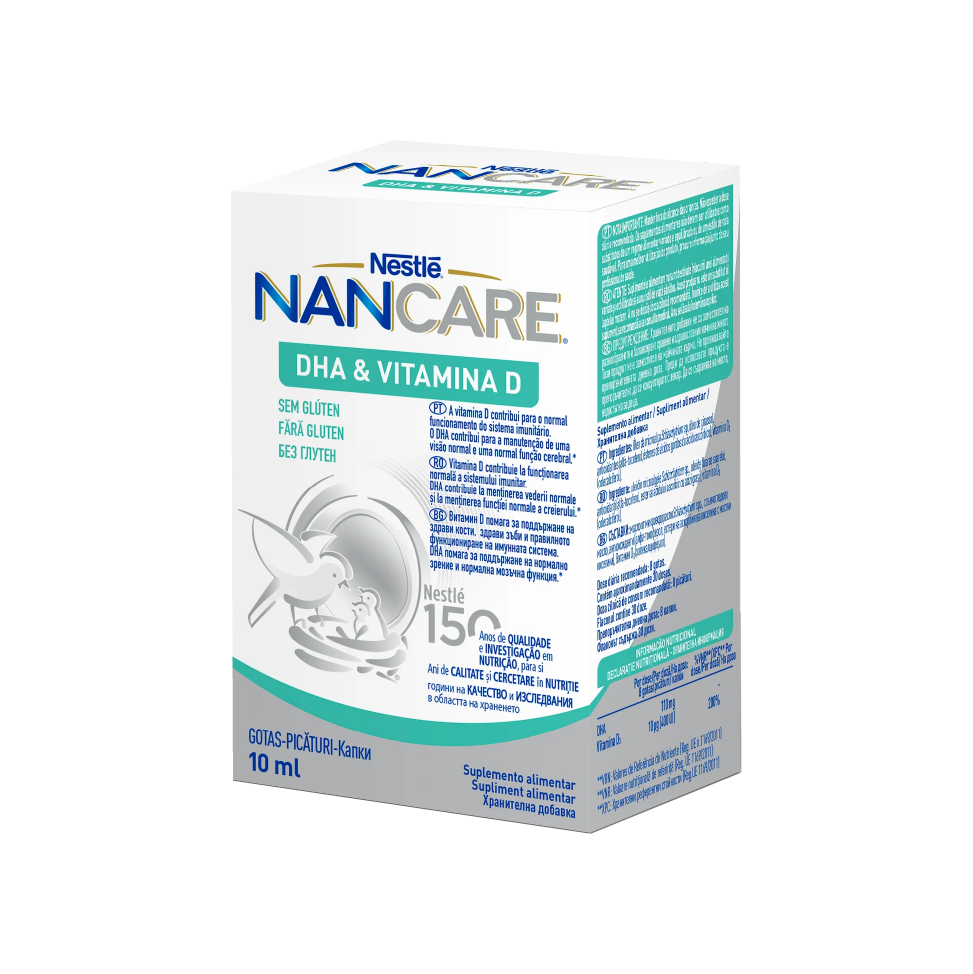 Nancare DHA Vit-D Gotas 10ml