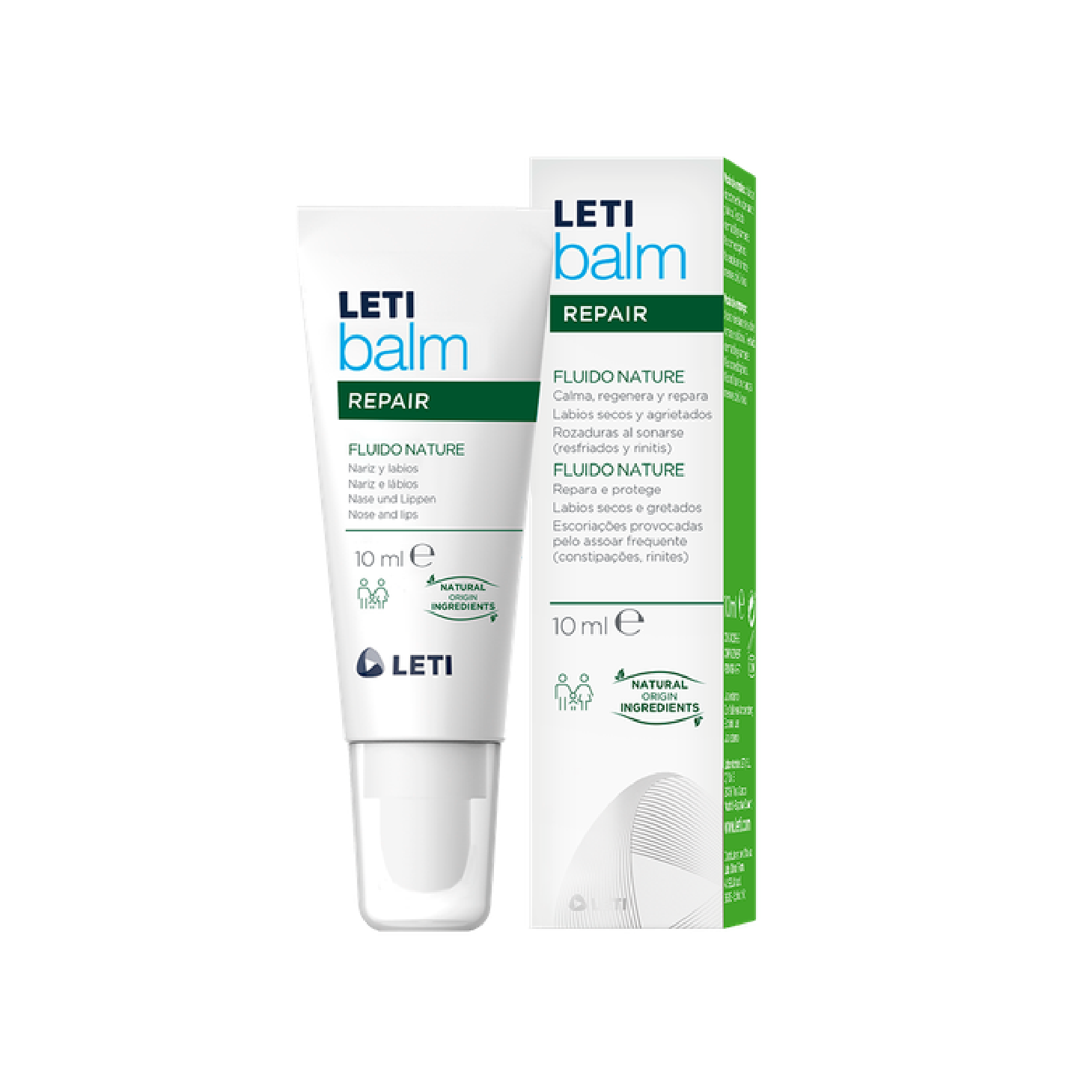 Bálsamo natural líquido reparador Letibalm 10 ml
