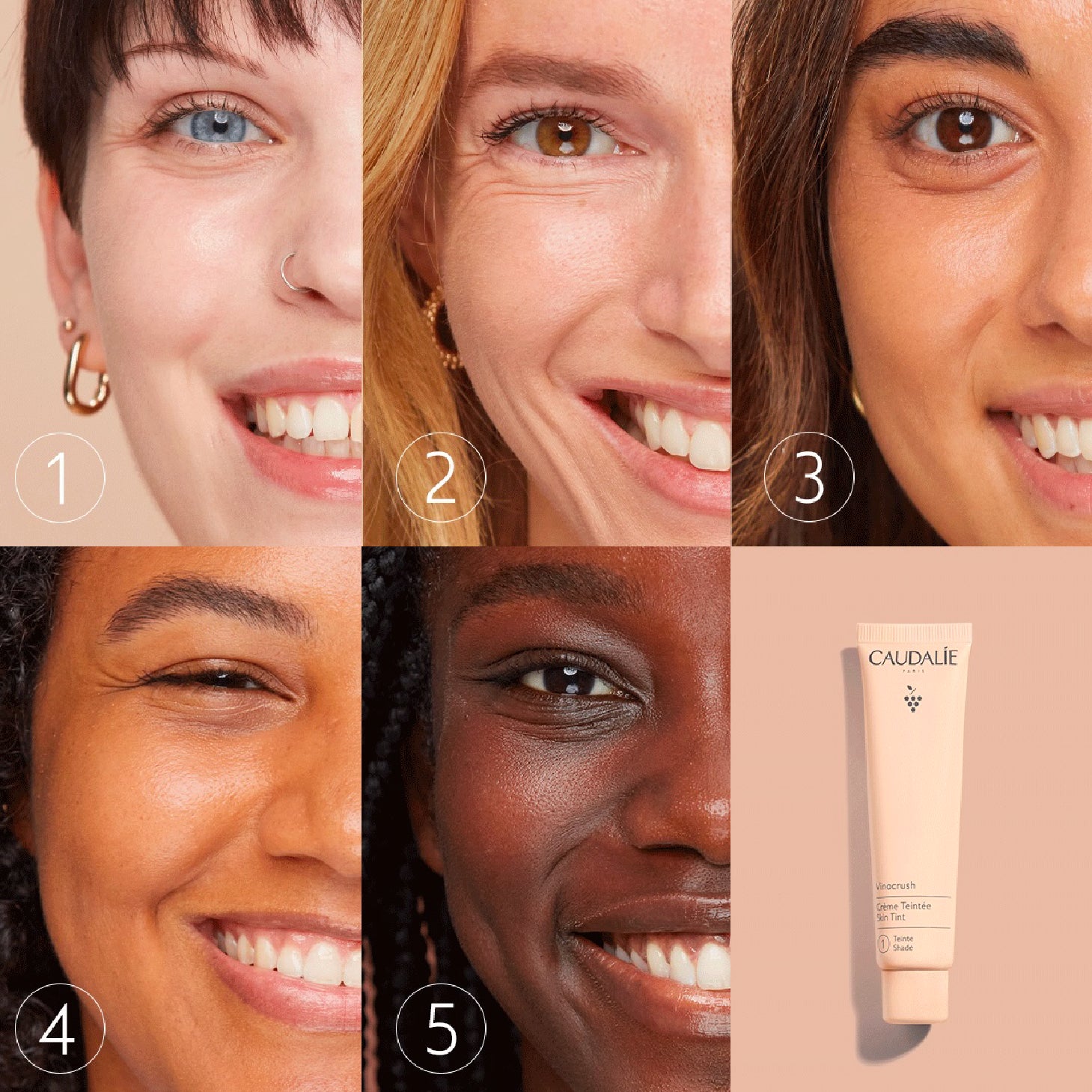 Caudalie Vinocrush Creme CC Tom 1 30ml