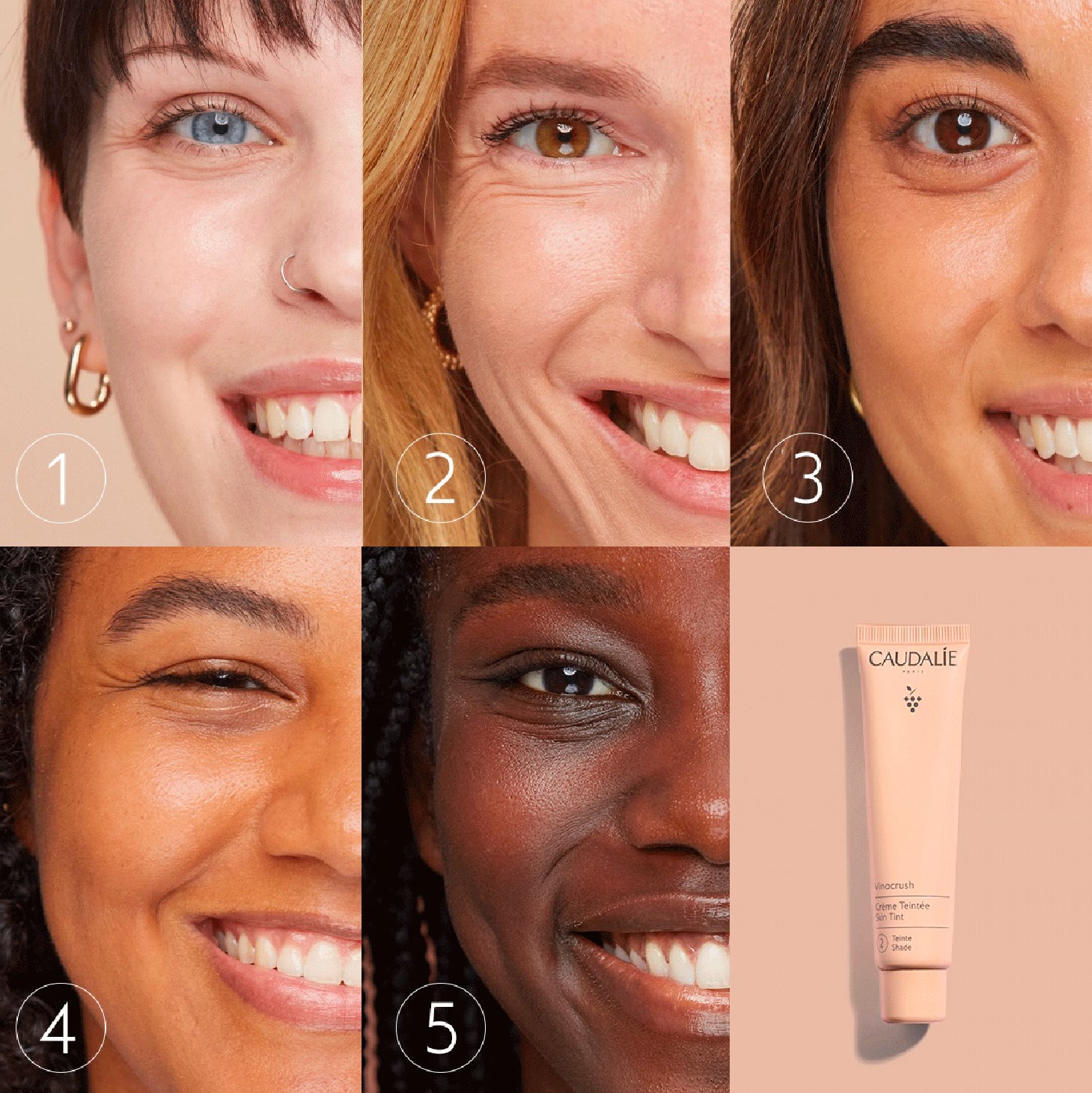 Caudalie Vinocrush Creme CC Tom 2 30ml