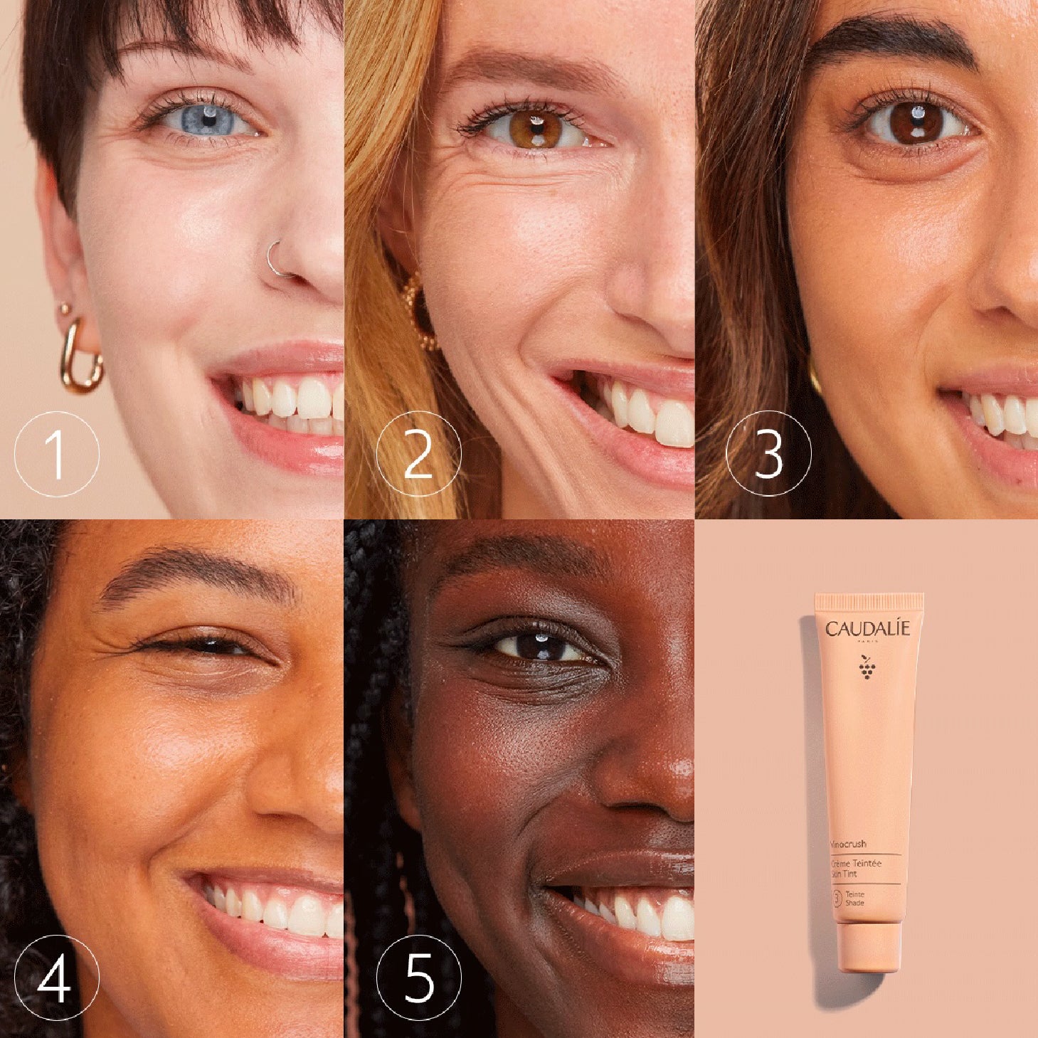 Caudalie Vinocrush Creme CC Tom 3 30ml