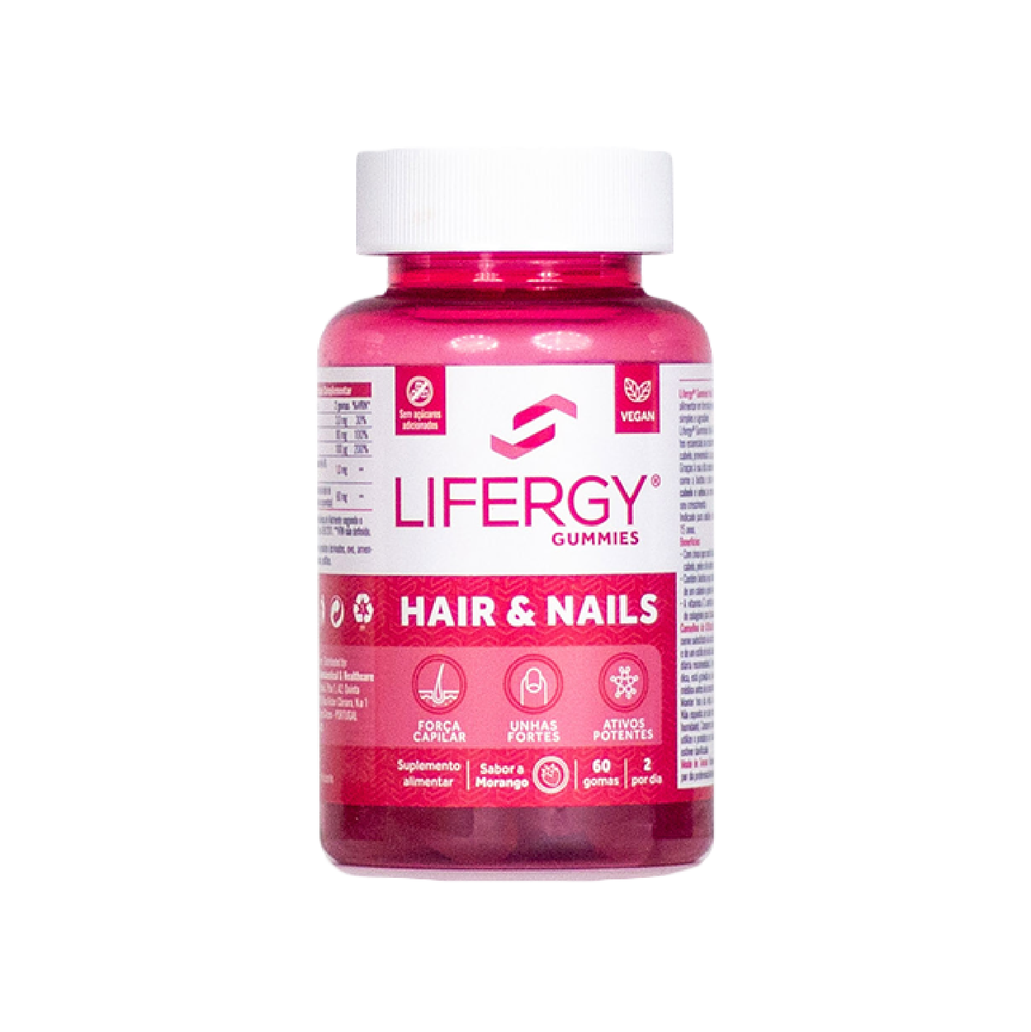 Gomitas Lifergy para cabello y uñas (60 gomitas)