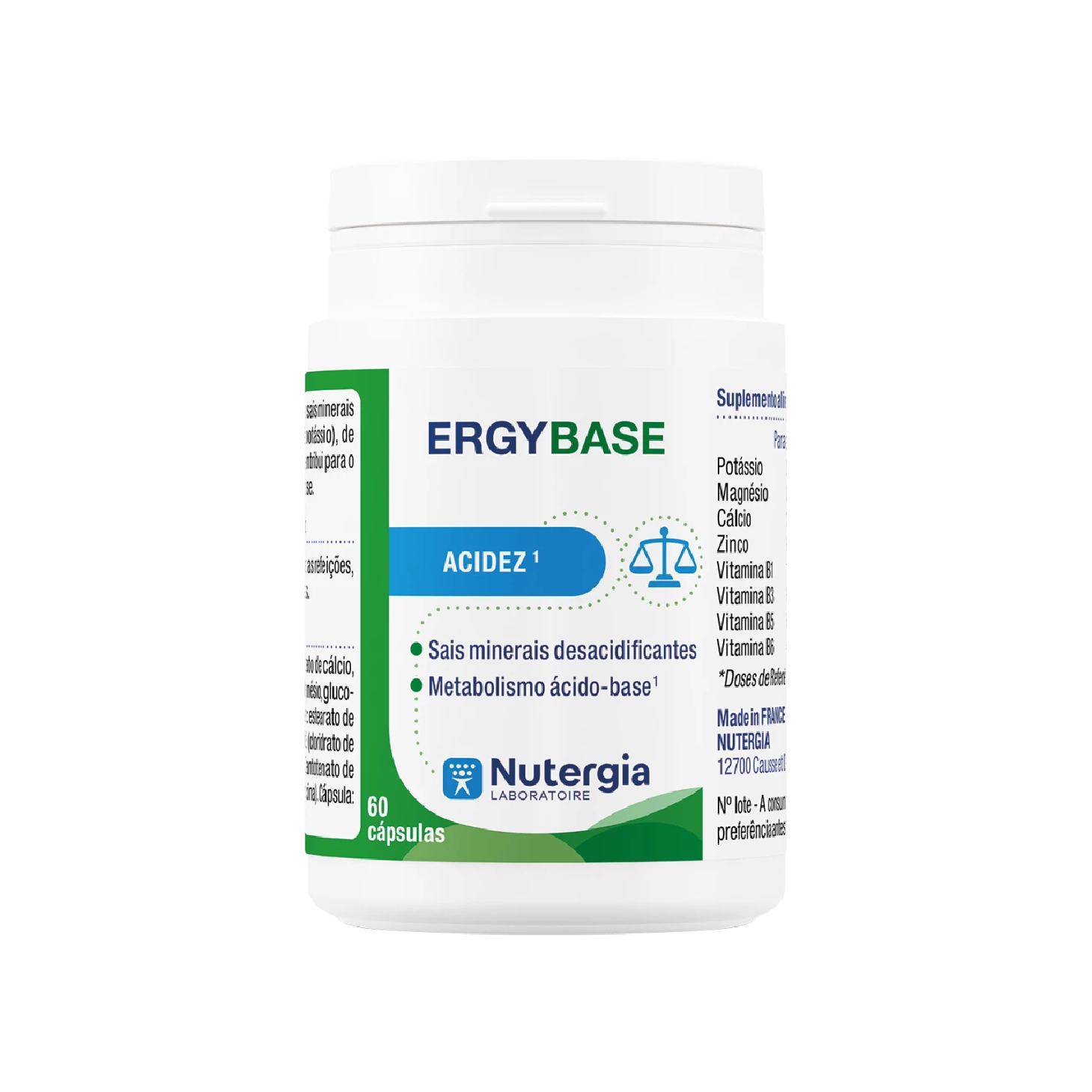Nutergia Ergybase 60 Cápsulas