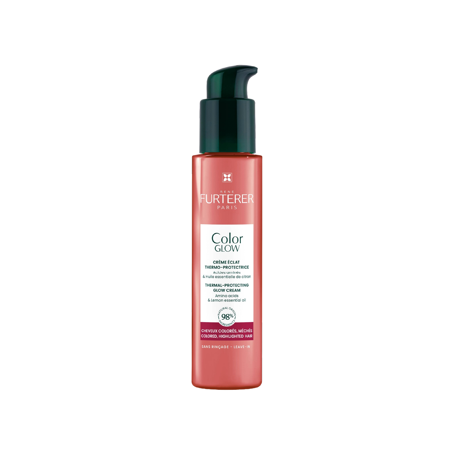 Rene Furterer Color Glow Cuidado Creme Termoprotetor de Brilho 100ml