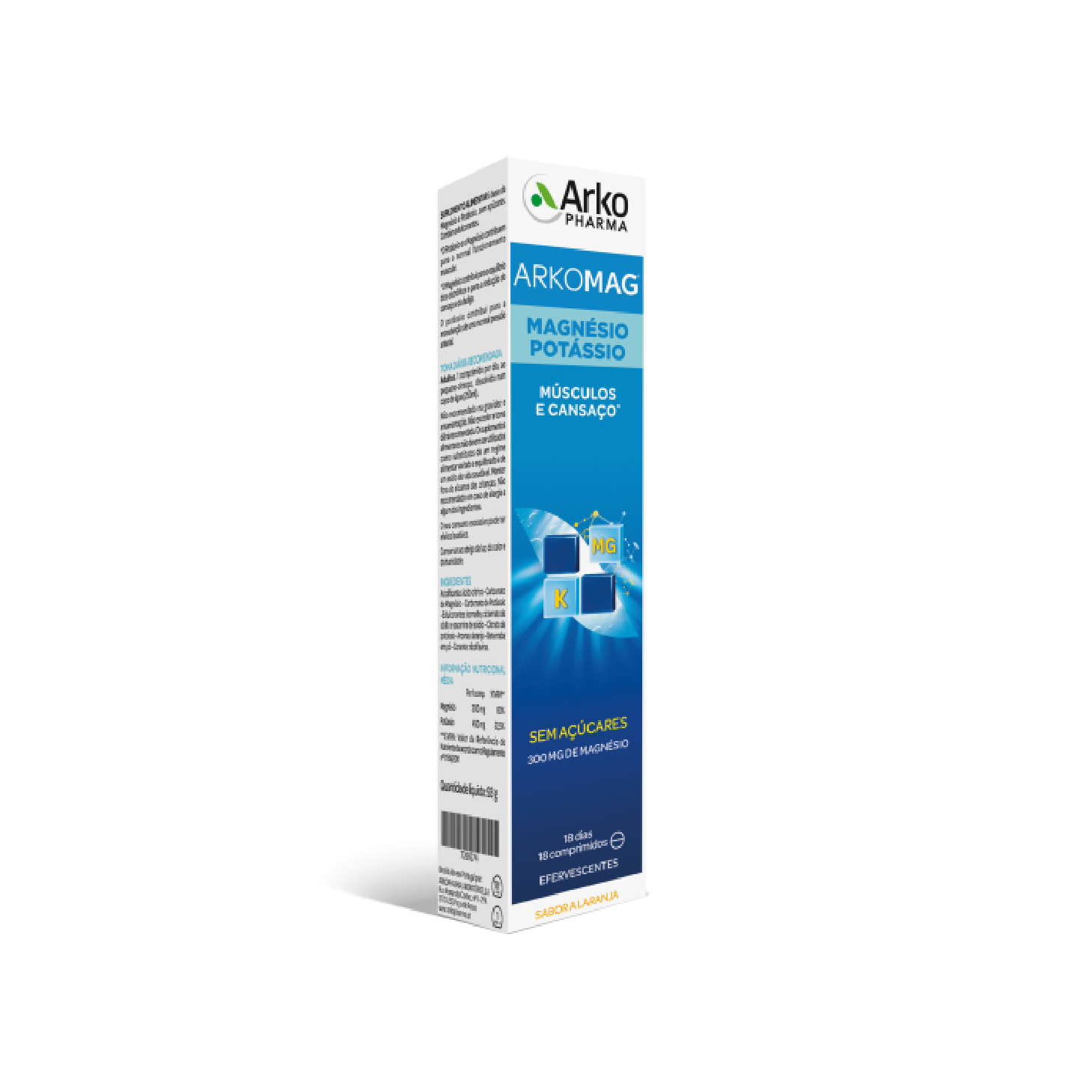 Arkomag Magnésio Potássio 18 Comprimidos Efervescentes