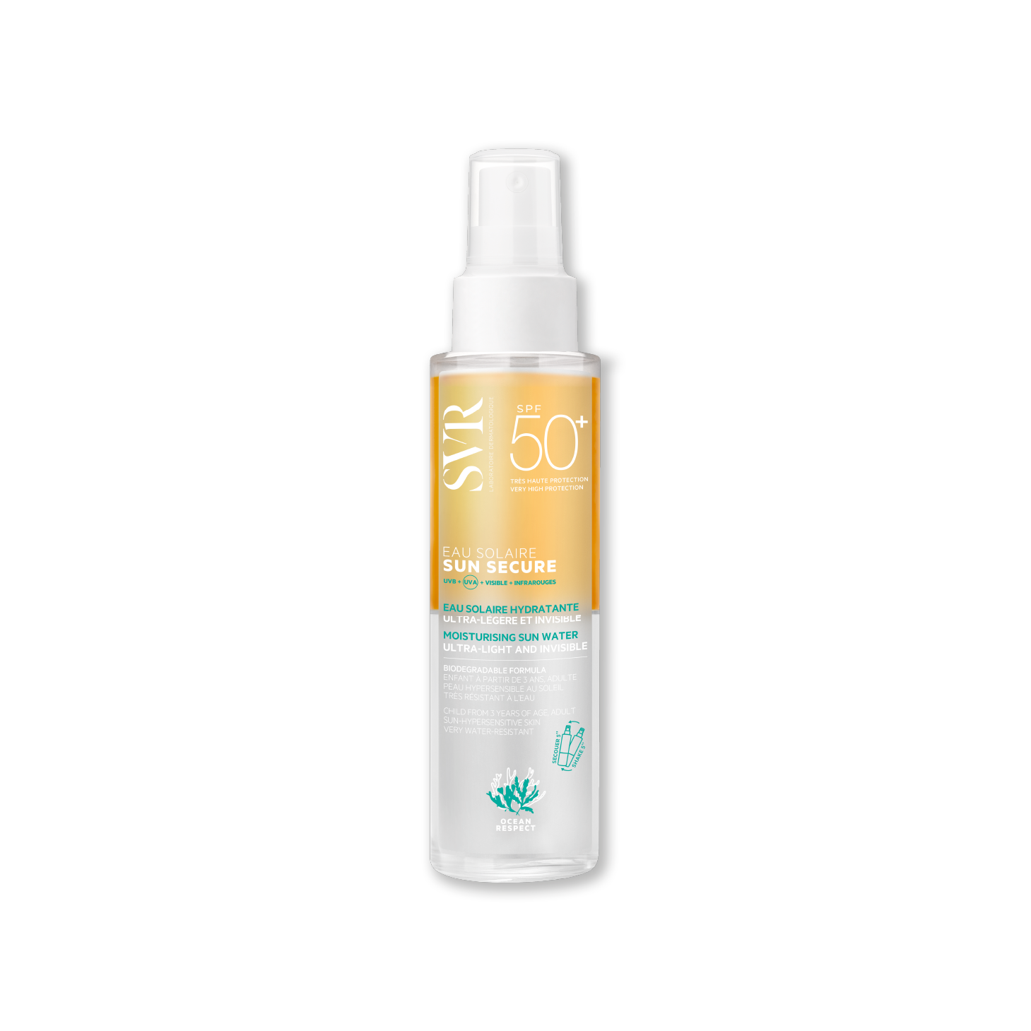 SVR Sun Secure Eau Solaire SPF50+ 100ml