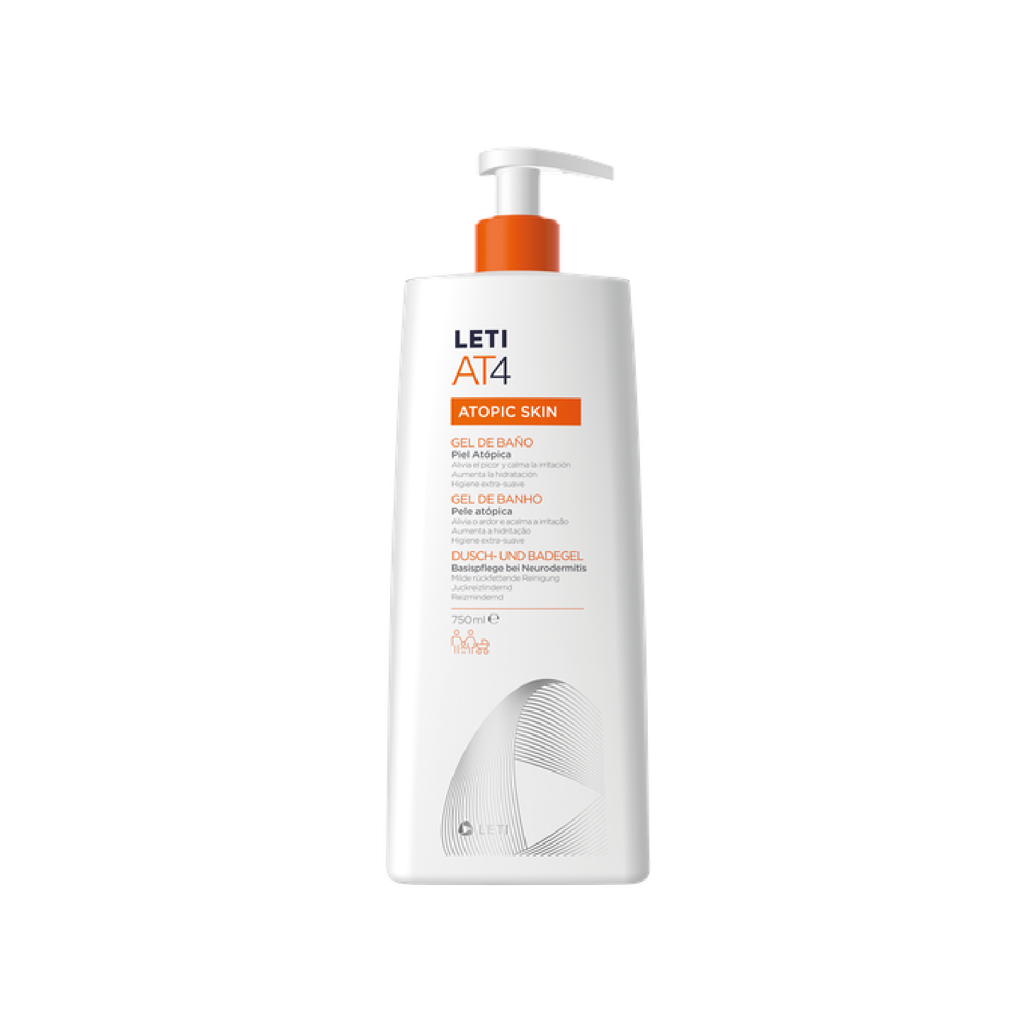 LetiAT4 Gel de Banho 750ml