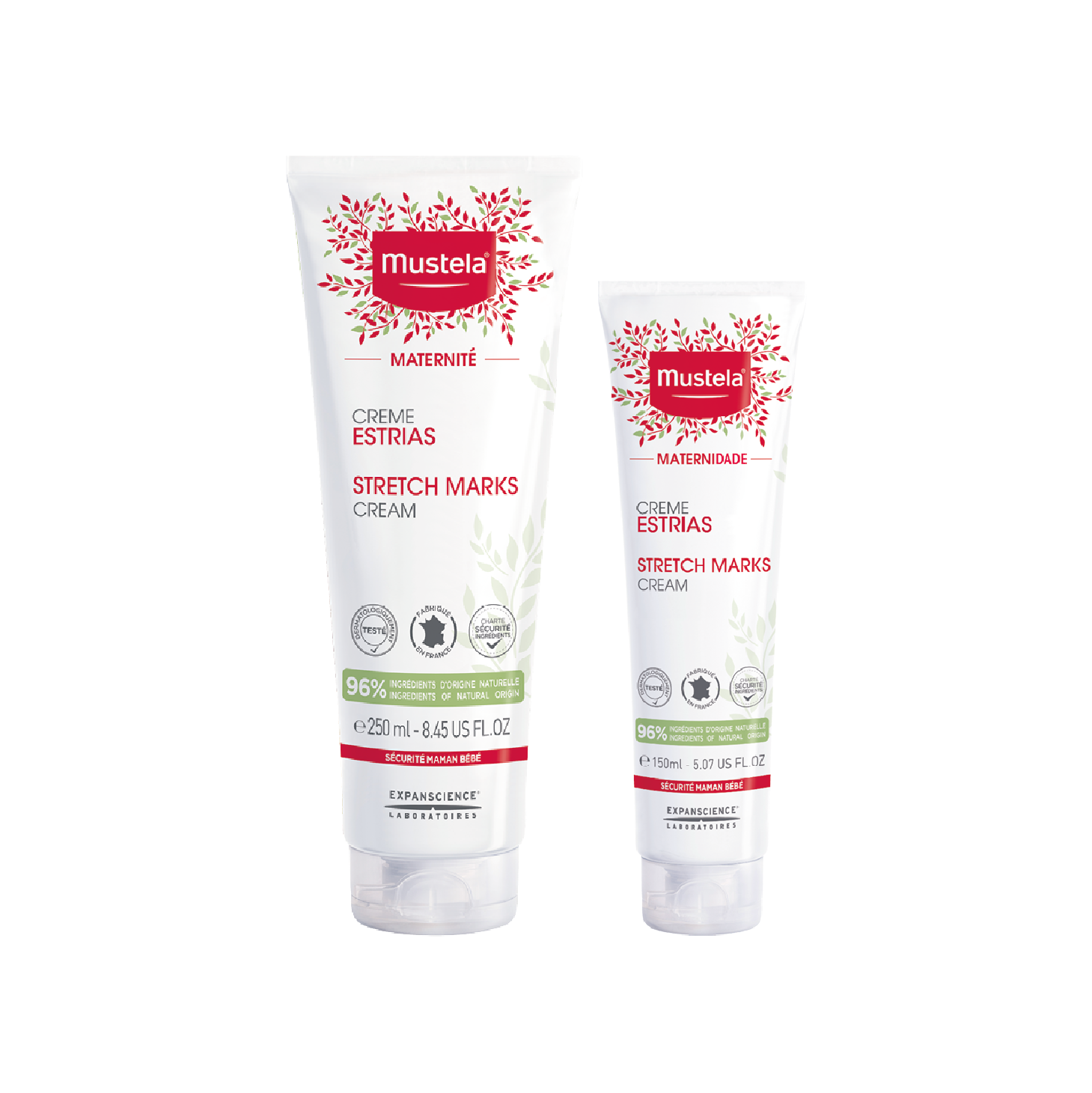 Mustela Maternidade Creme Estrias 250ml + Creme 150ml