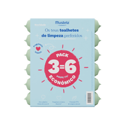 Toallitas Limpiadoras Perfumadas Mustela 60 Toallitas x 6 Unidades