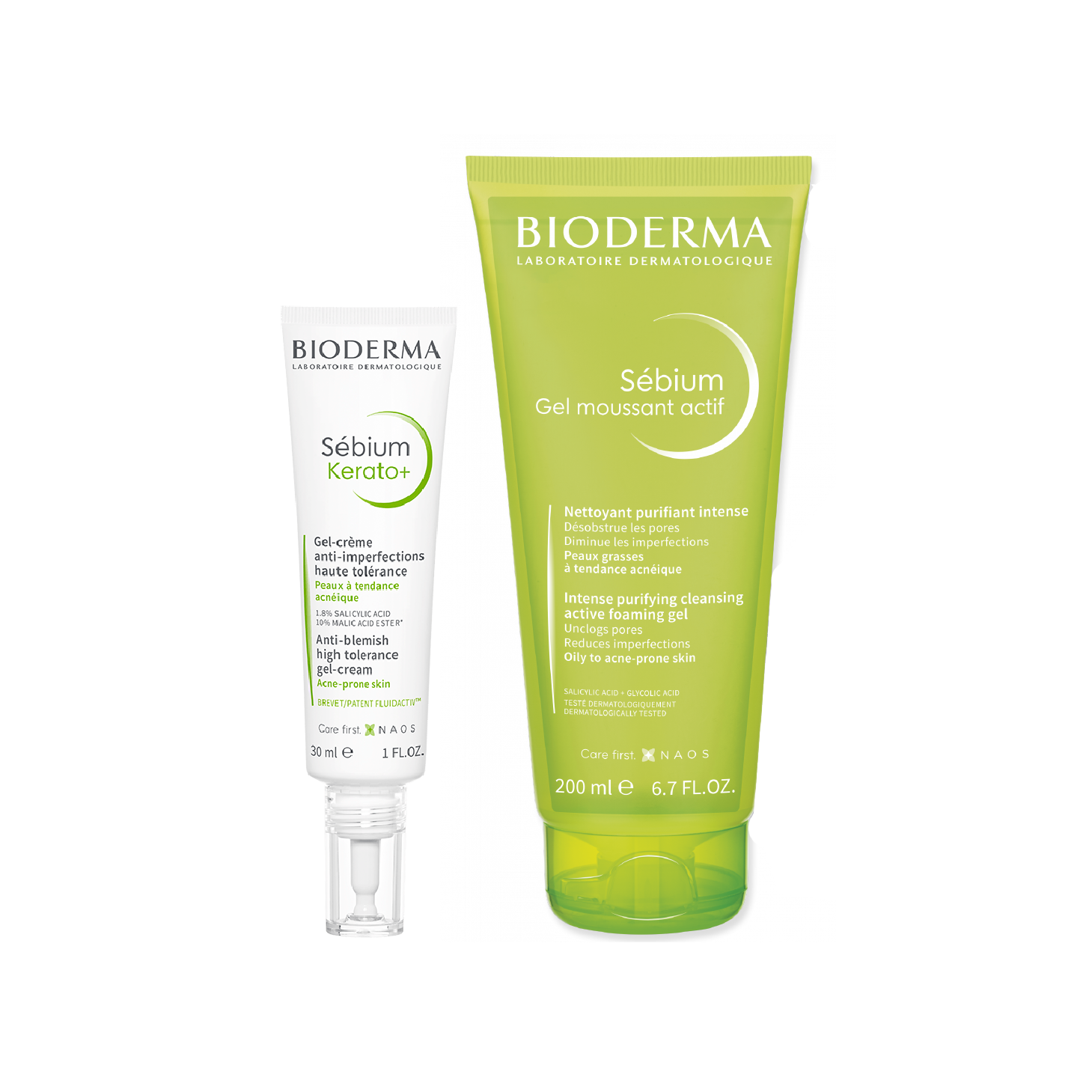 Bioderma Sébium Kera+ Gel-Creme 30ml + Gel Moussant 200ml