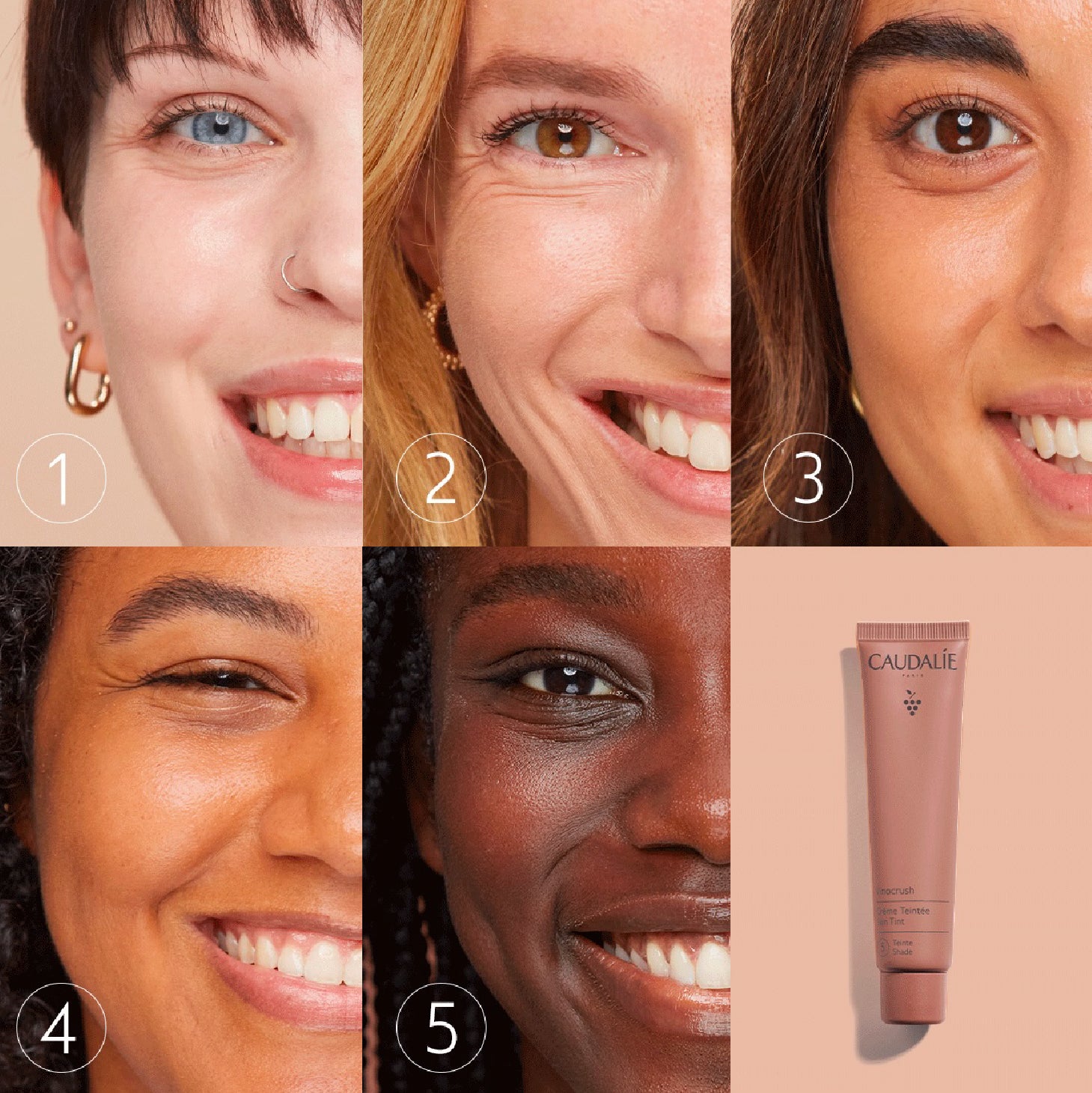 Caudalie Vinocrush Creme CC Tom 5 30ml