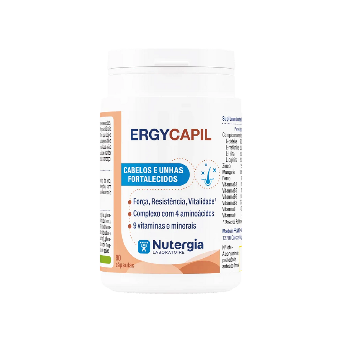 Nutergia Ergycapil 90 Cápsulas