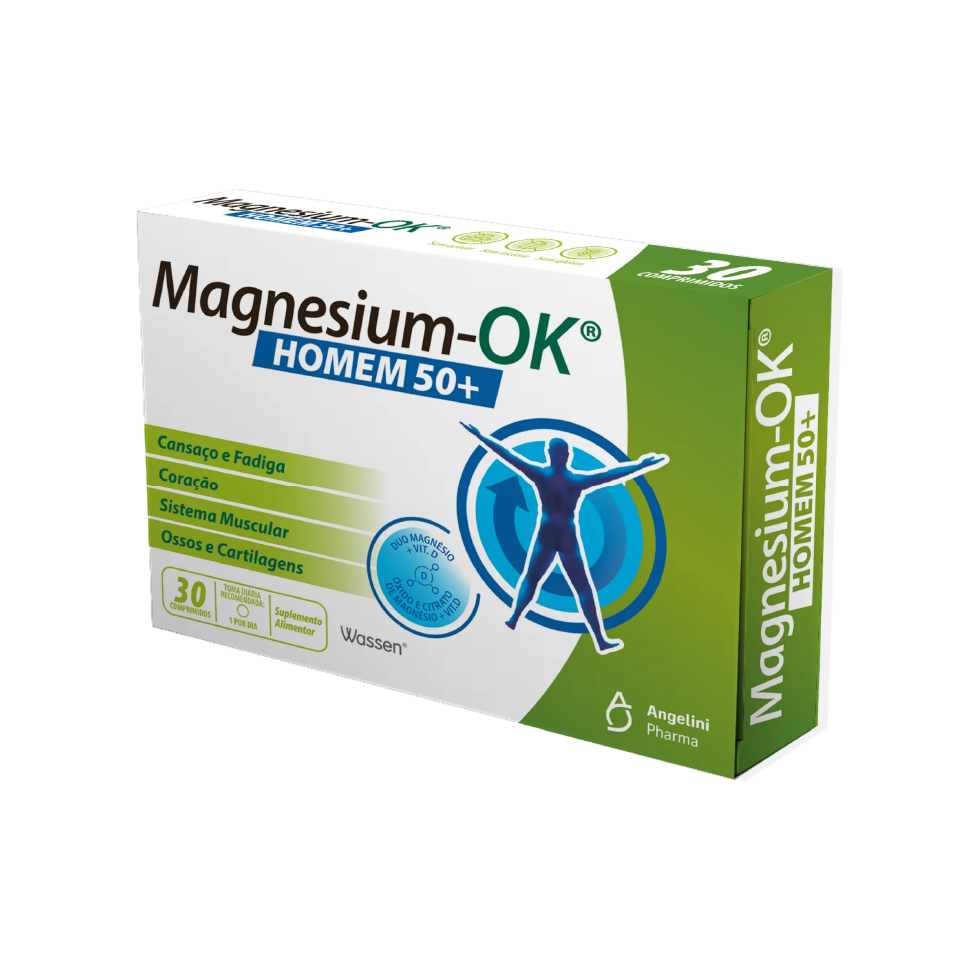 Magnesium-OK Homem 50+ 30 Comprimidos