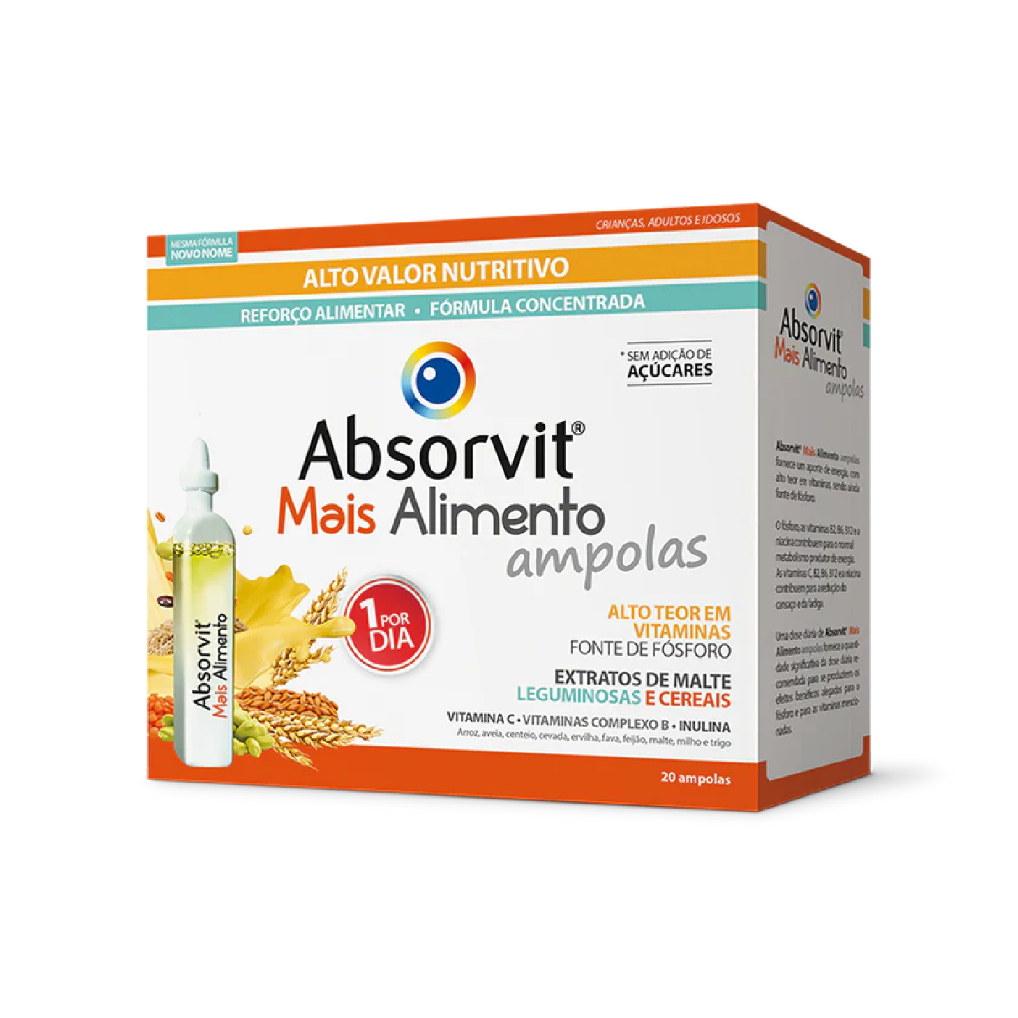 Absorvit Mais Alimento 20 Ampolas