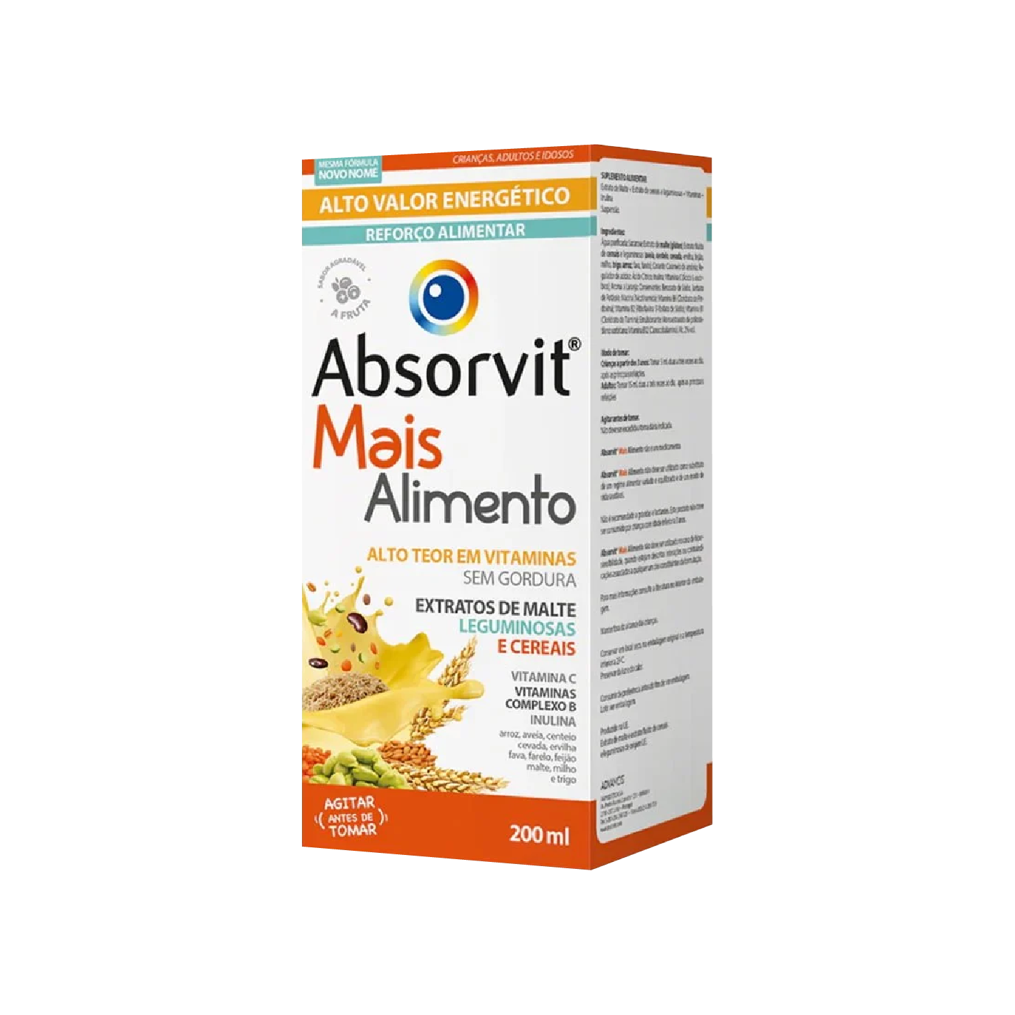 Absorvit Mais Alimento Suspensão 200ml