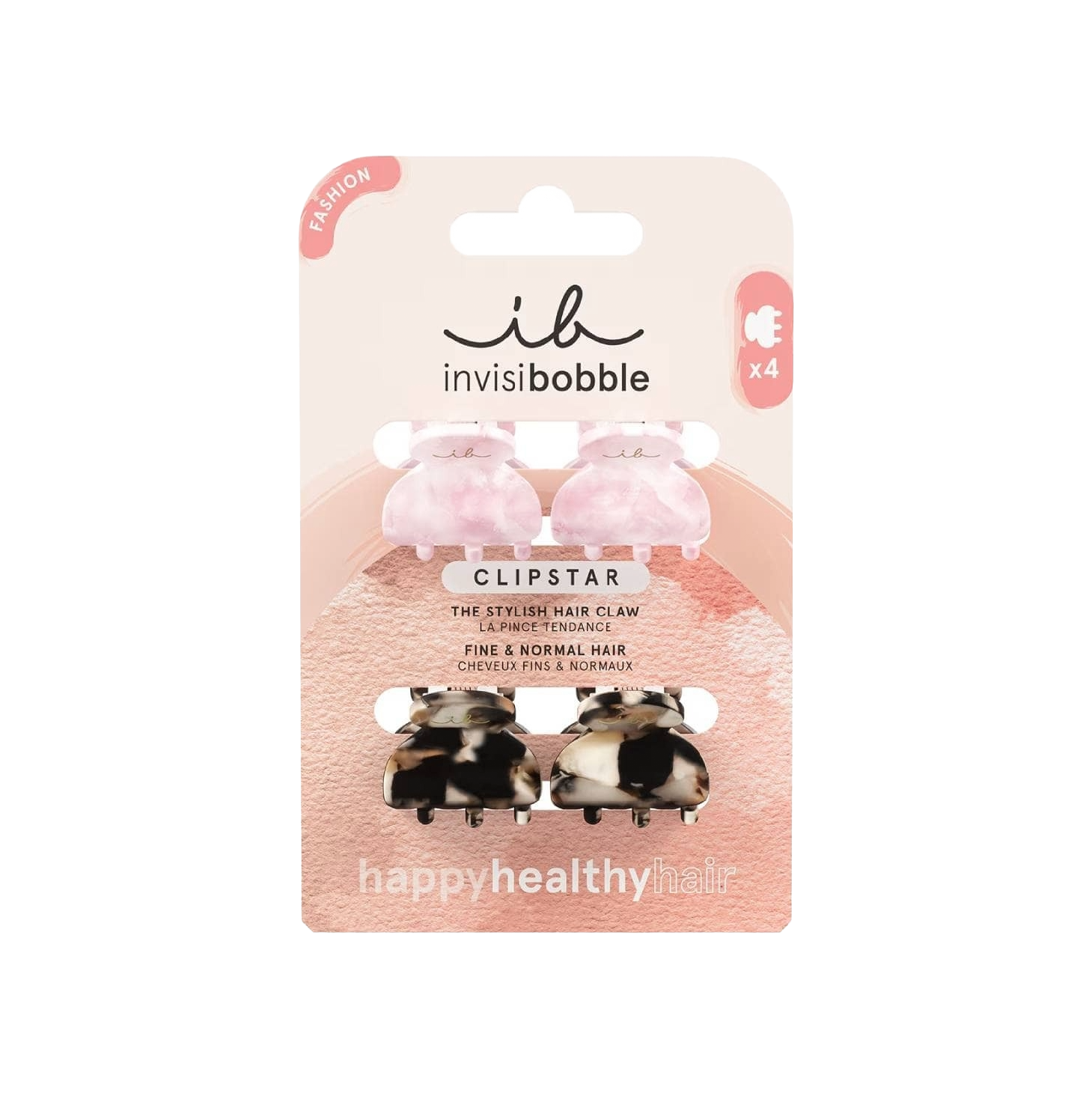 Invisibobble Clipstar Mola de Cabelo Pequenas x 4 Unidades