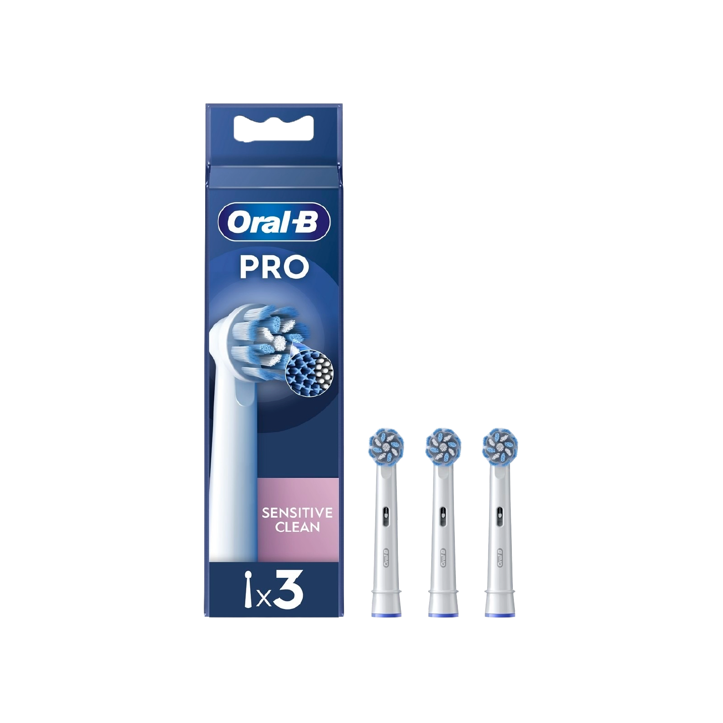 Oral-B Sensitive Clean Recarga Escova Elétrica x 3 Unidades