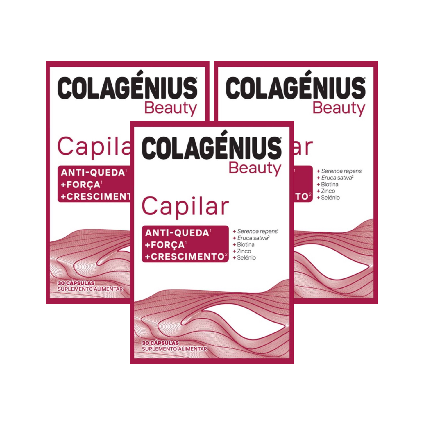 Colagénius Beauty Capilar 30 Cápsulas x 3 Unidades