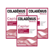 Colagénius Beauty Capilar 30 Cápsulas x 3 Unidades
