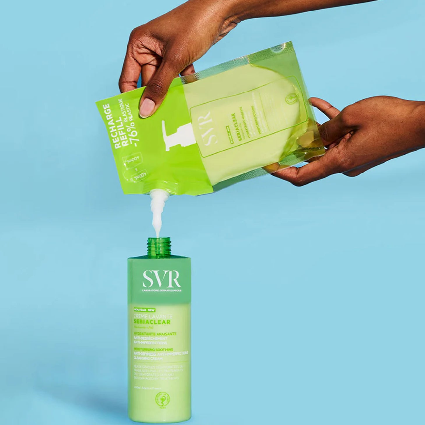 SVR Sebiaclear Creme Lavante Refill 400ml