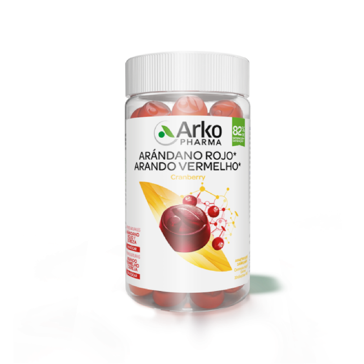 Arkogummies Arando Vermelho 60 Gomas
