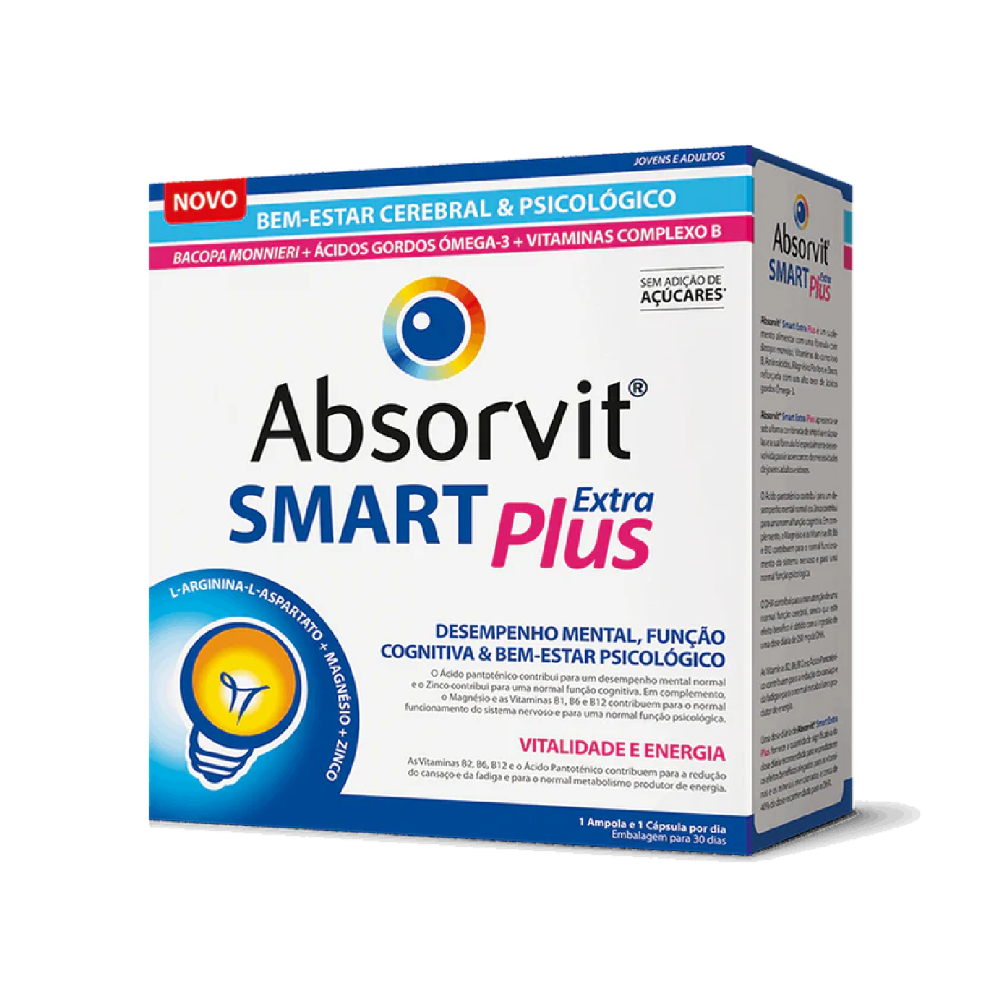 Absorvit Smart Extra Plus 30 Ampolas + 30 Cápsulas