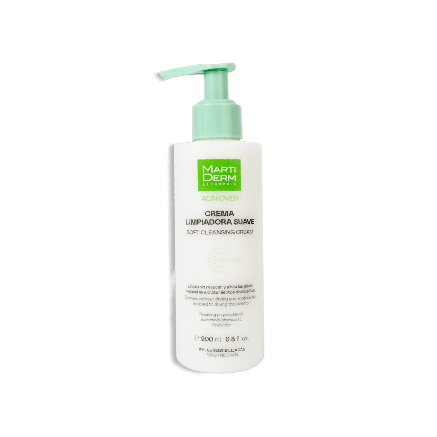 Martiderm Acniover Restore Creme de Limpeza Suave 200ml