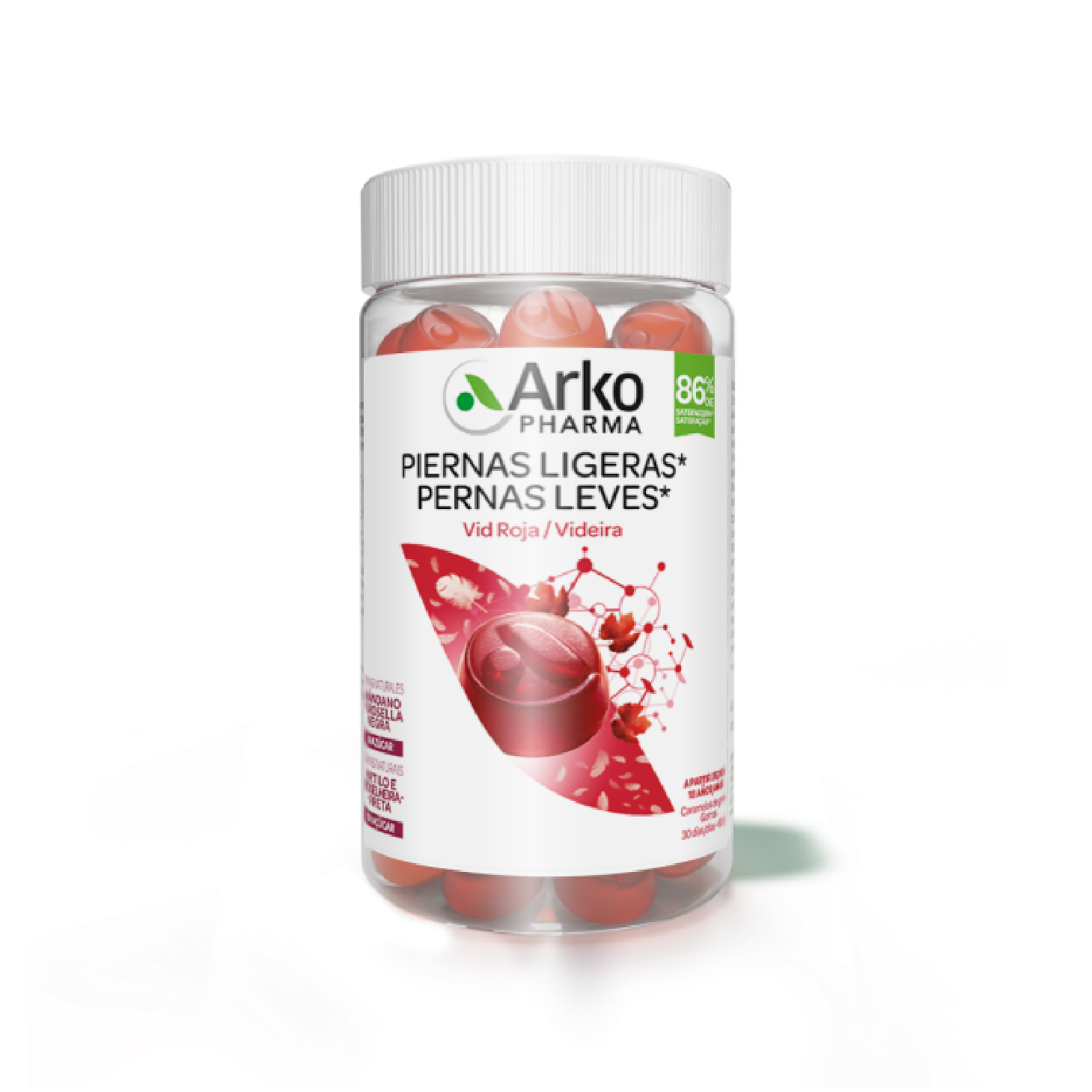Arkogummies Pernas Leves 60 Gomas