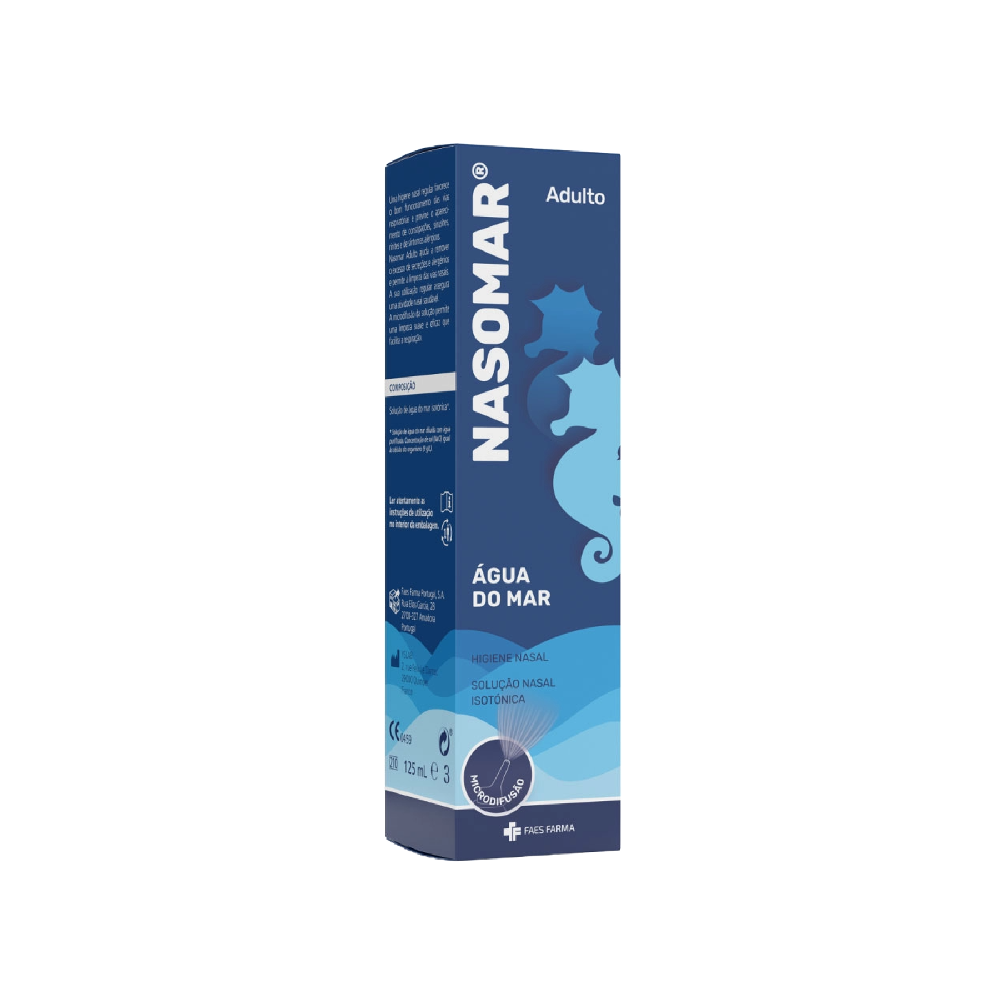 Nasomar Adulto Spray Nasal Solução Isotónica 125ml