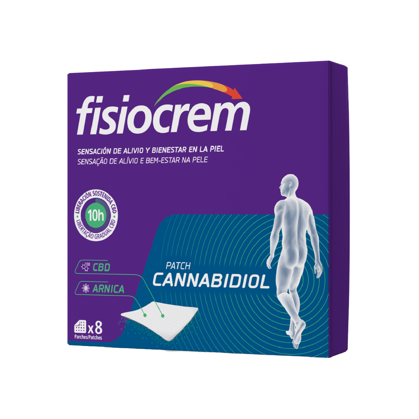Fisiocrem Patch Cannabidiol x 8 Unidades