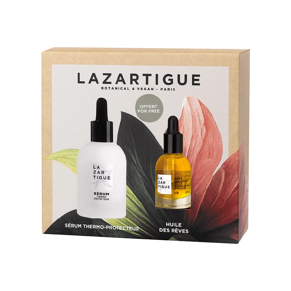 Lazartigue Coffret Sérum Thermo-Protecteur 50ml + Huile Des Rêves 10ml