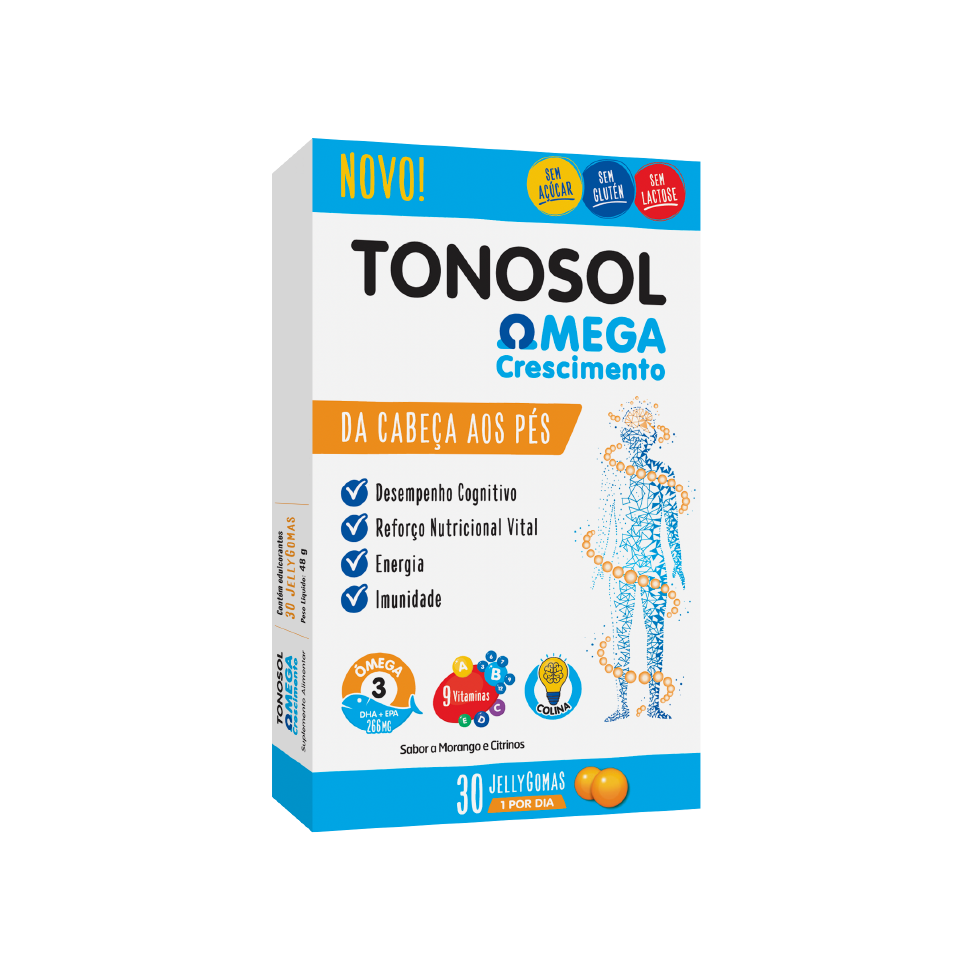 Tonosol Omega Crescimento 30 Gomas