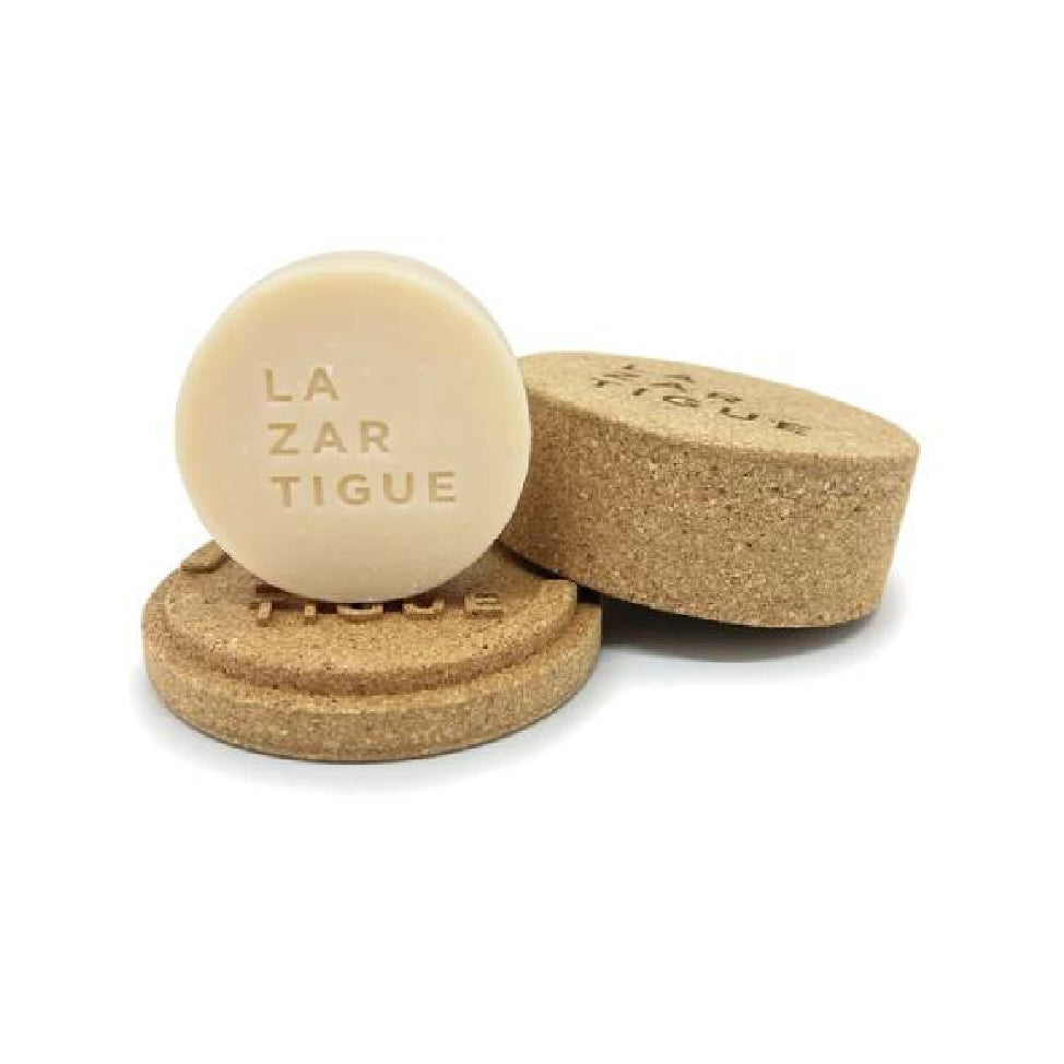 Set de champú sólido Lazartigue 75 g + jabonera
