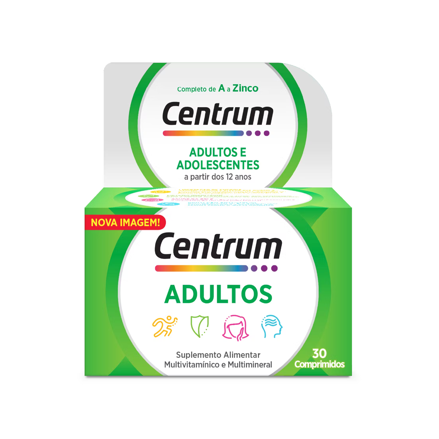 Centrum Adultos 30 Comprimidos - Farmácia Cuida