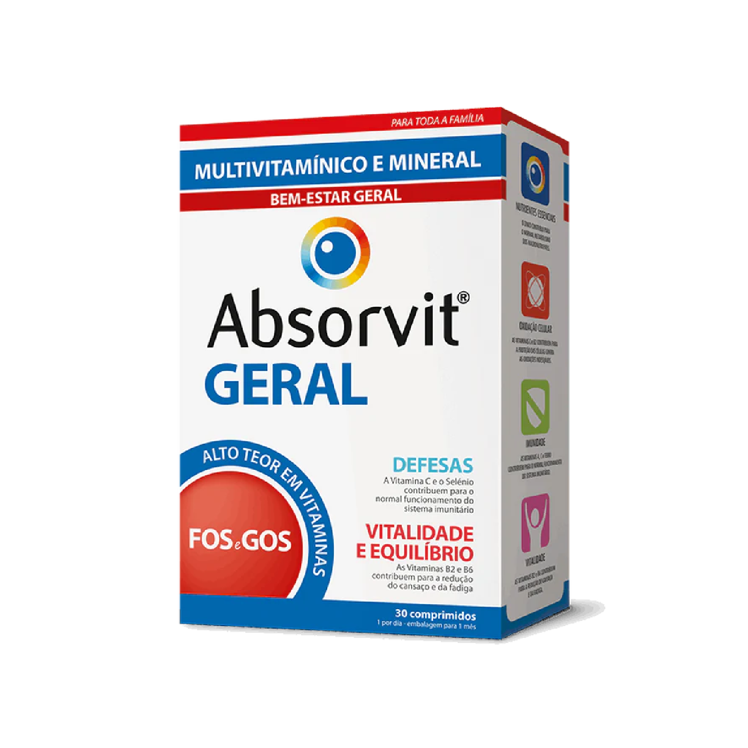 Absorvit Geral 30 Comprimidos