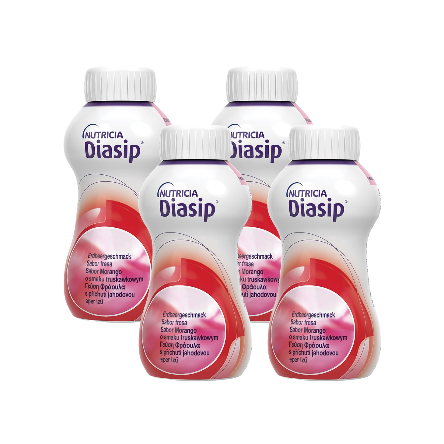 Diasip Morango 200ml x 4 Unidades