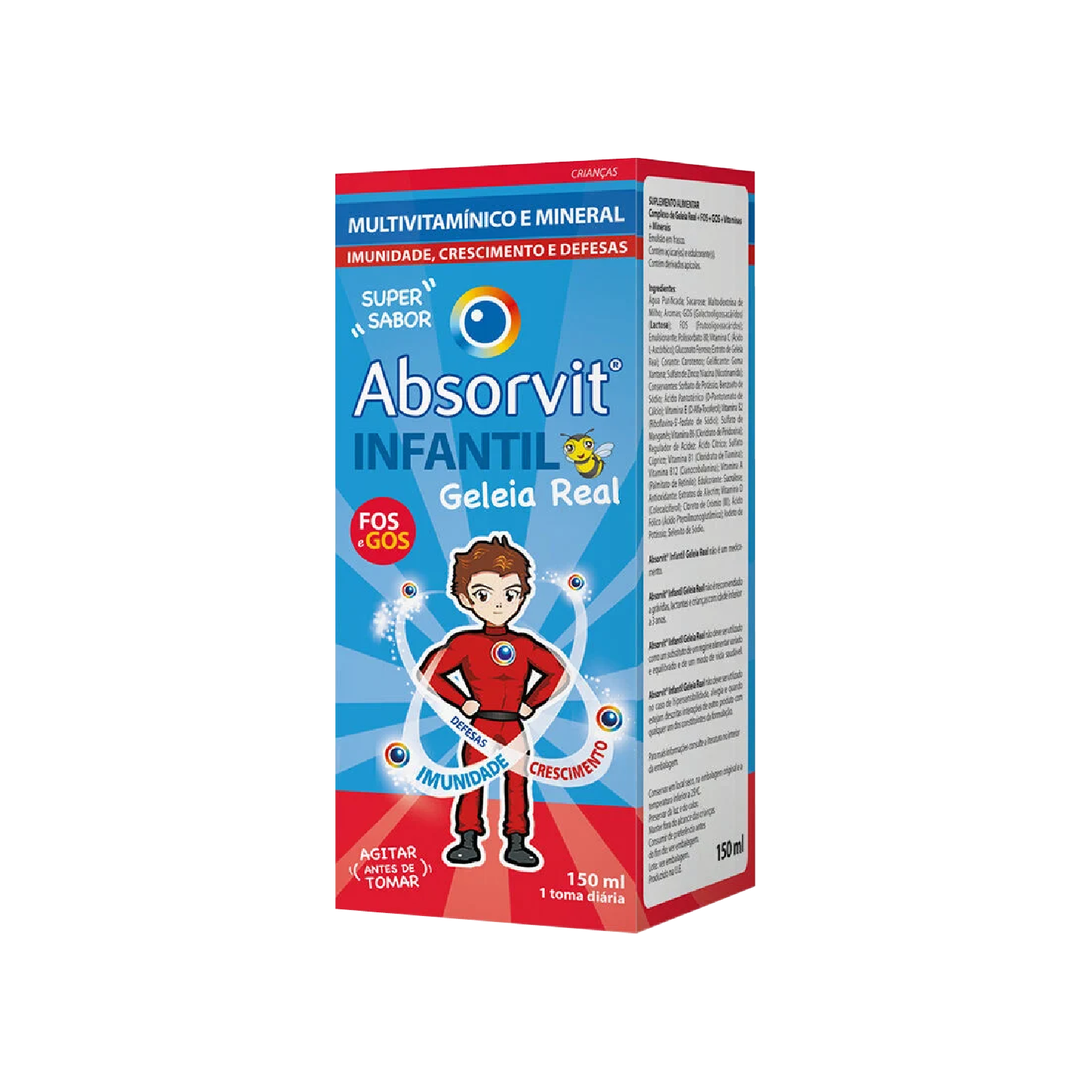 Absorvit Infantil Geleia Real Emulsão 150ml