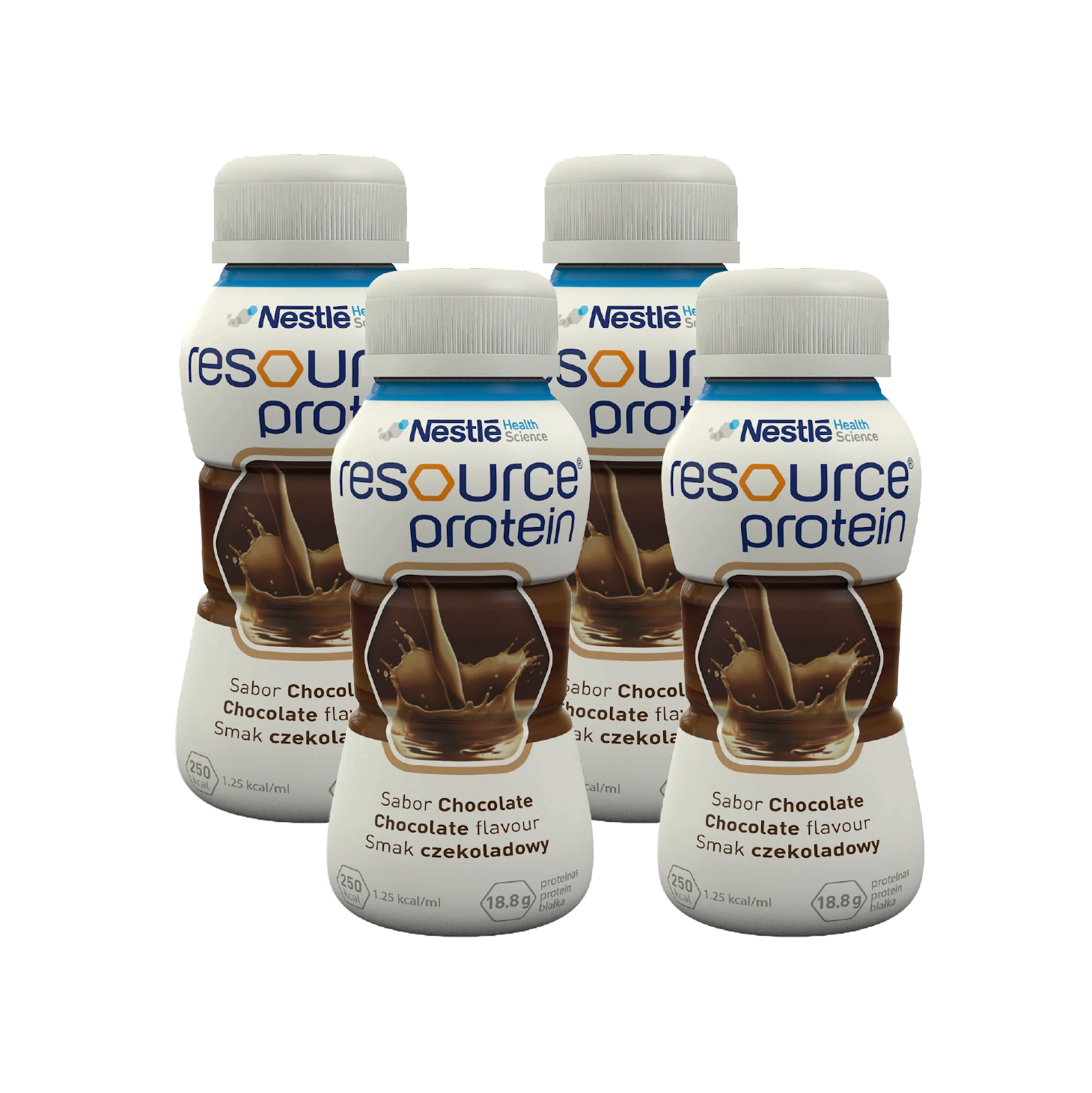 Resource Protein Chocolate 200ml x 4 Unidades