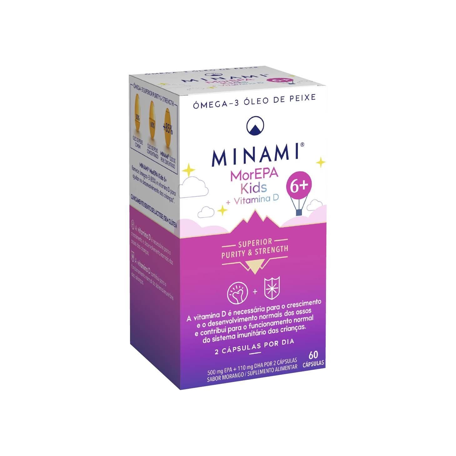 Minami Morepa Kids + Cápsulas de vitamina D x60